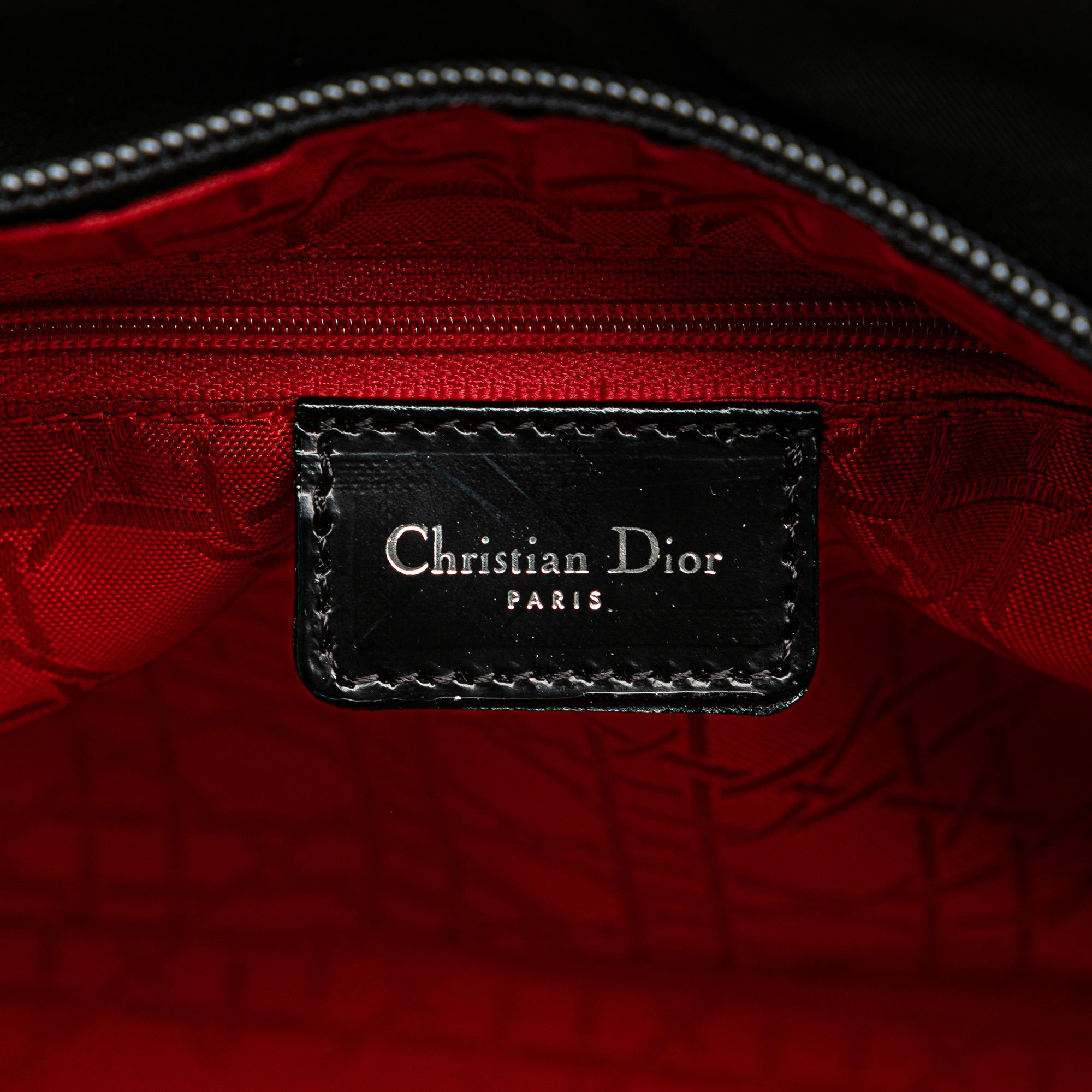 Dior Large Nylon Cannage Lady Dior (SHG-Cl30zQ)