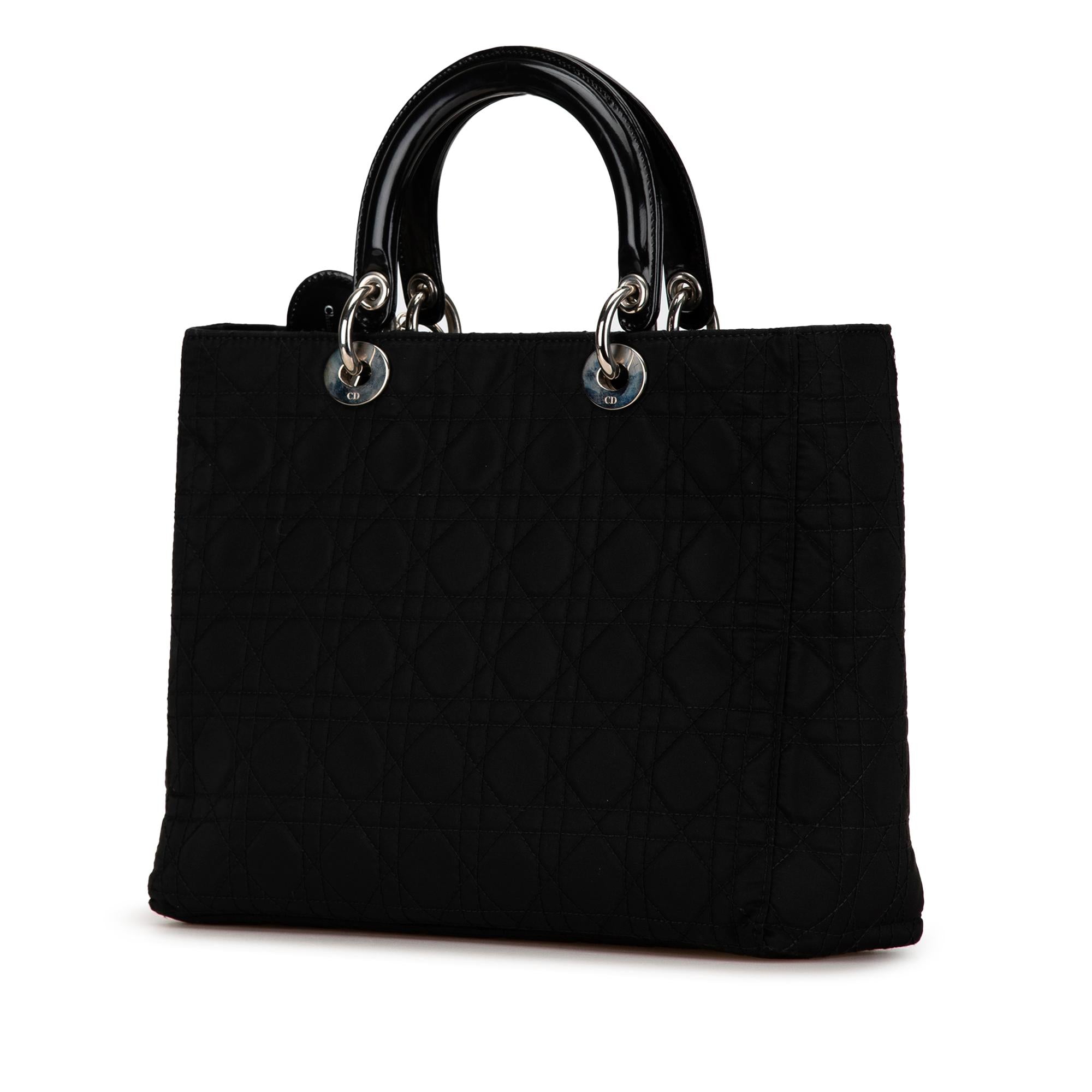 Dior Large Nylon Cannage Lady Dior (SHG-Cl30zQ)