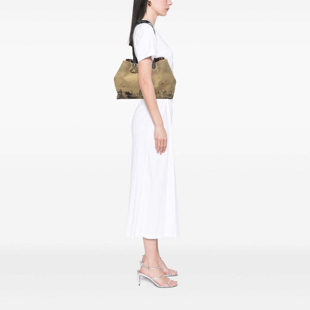 Dior Large Nylon Eiffel Tower Toujours Tote