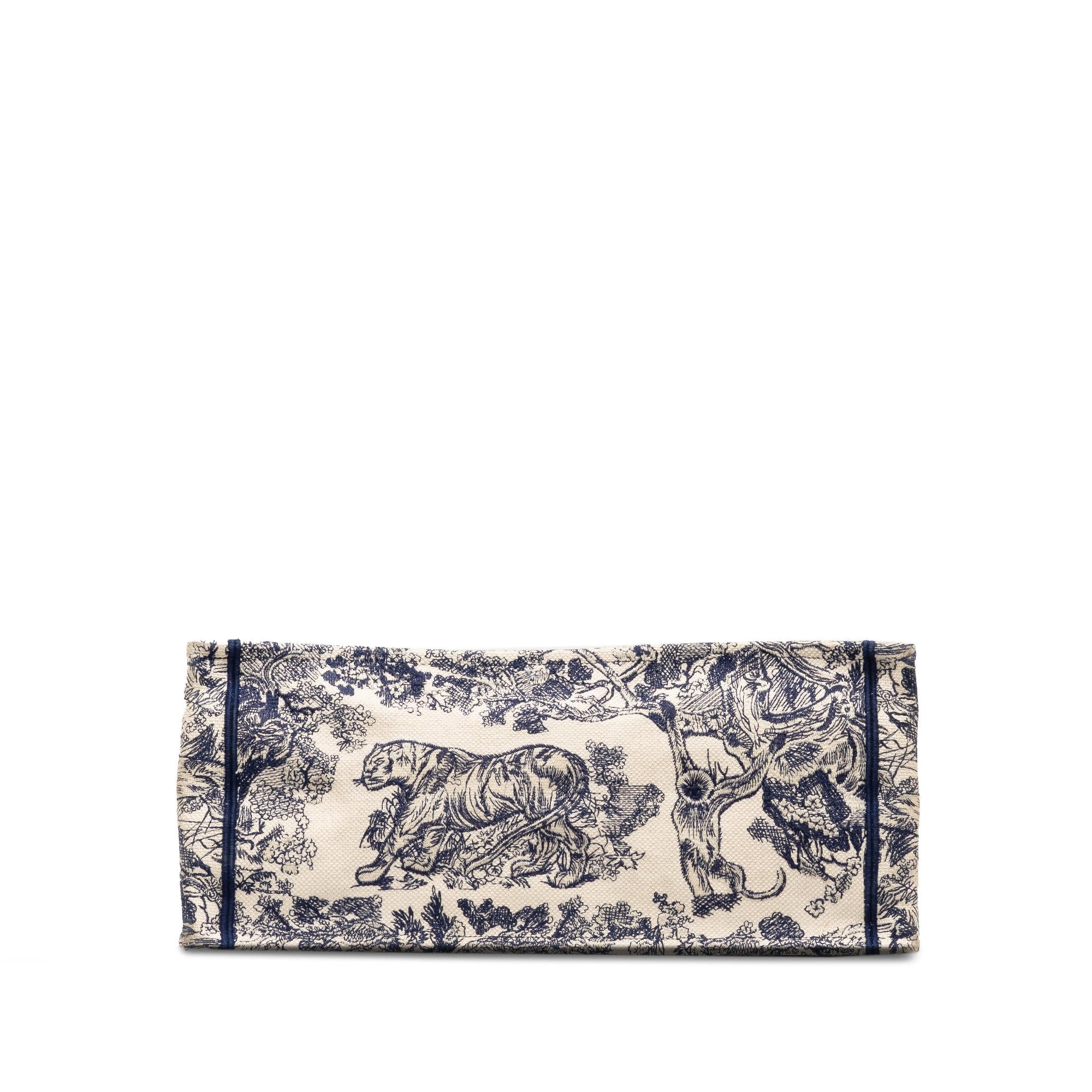 Dior Large Toile De Jouy Book Tote (SHG-zBob0t)
