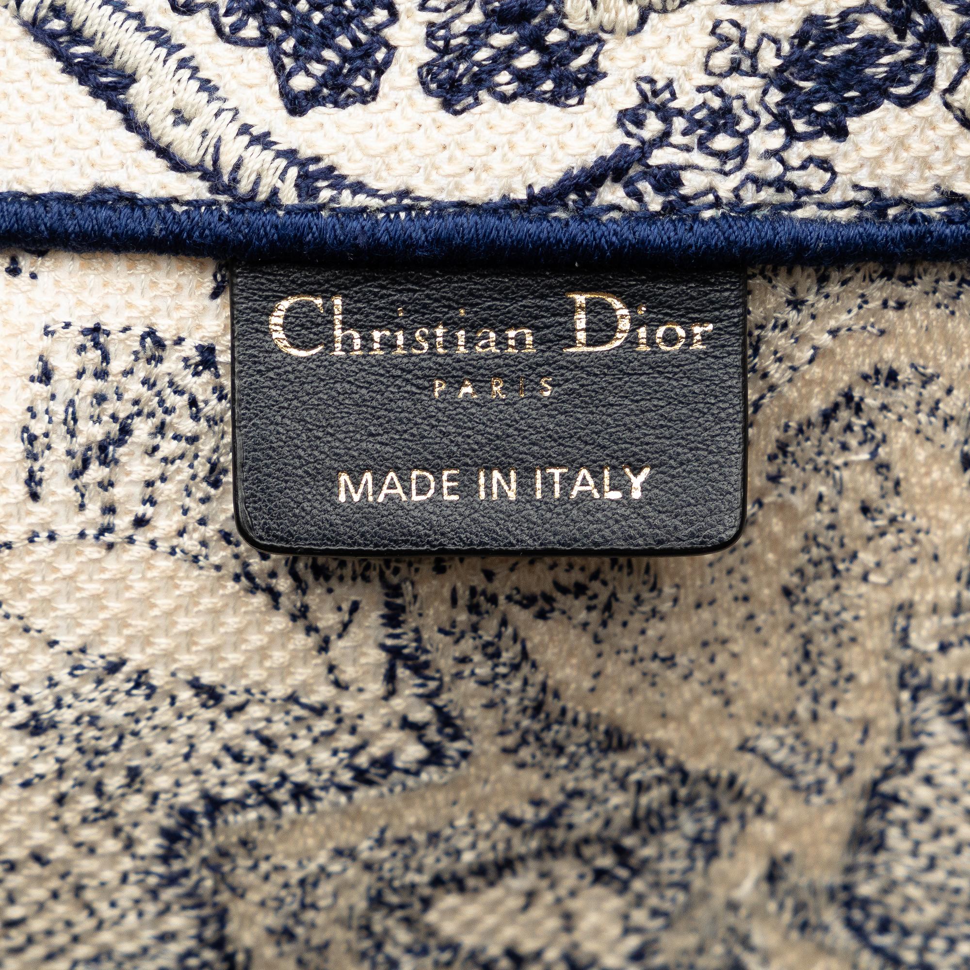 Dior Large Toile De Jouy Book Tote (SHG-zBob0t)