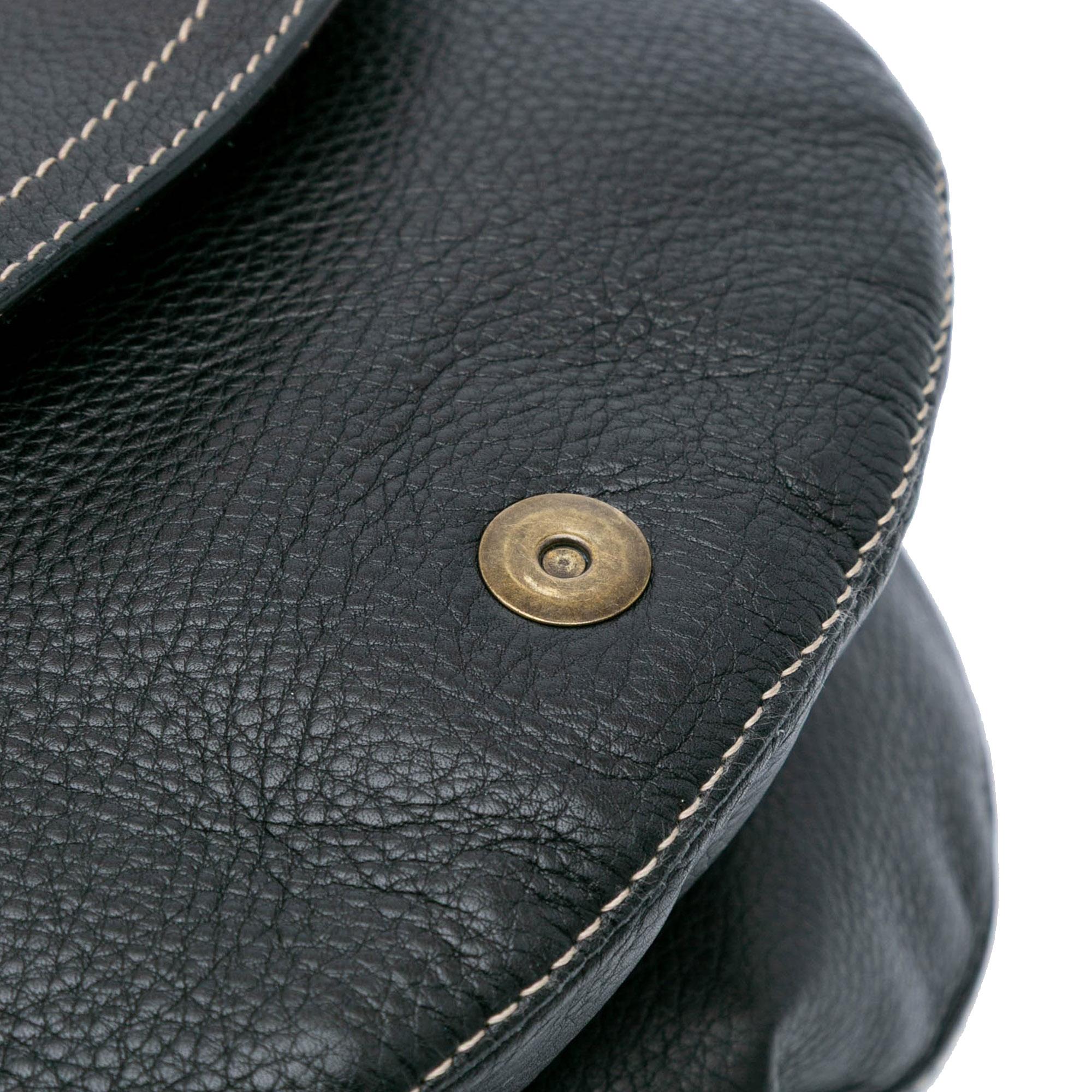 Dior Leather Baudrier Saddle Bag