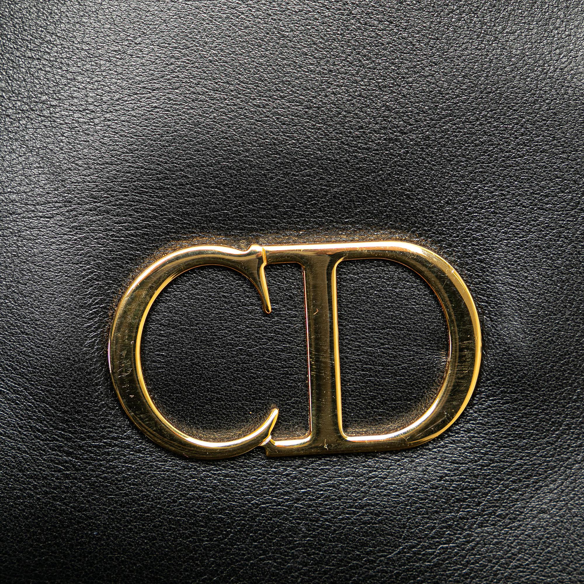 Dior Leather CD Logo Shoulder Bag