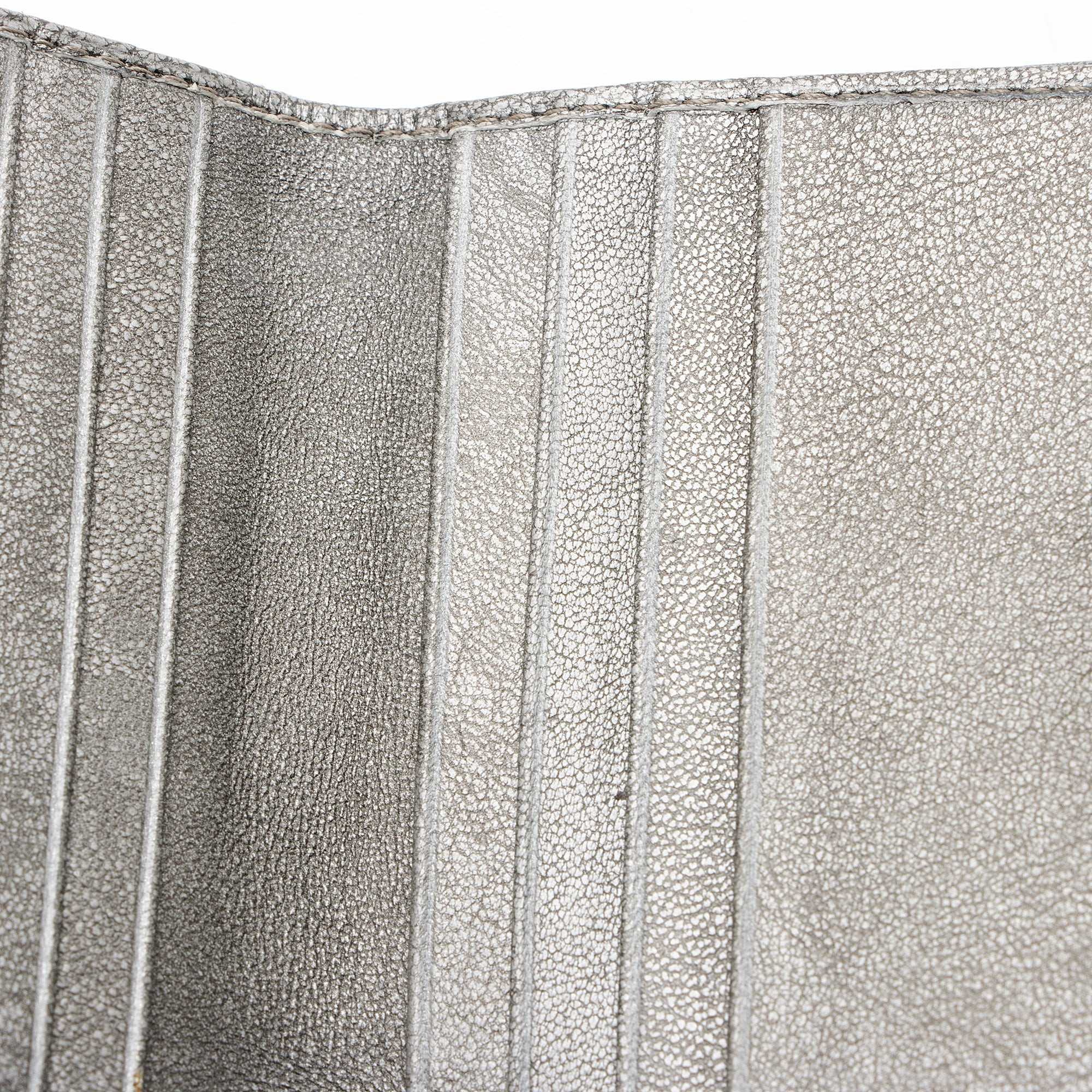 Dior Leather Cannage Grommet Compact Wallet