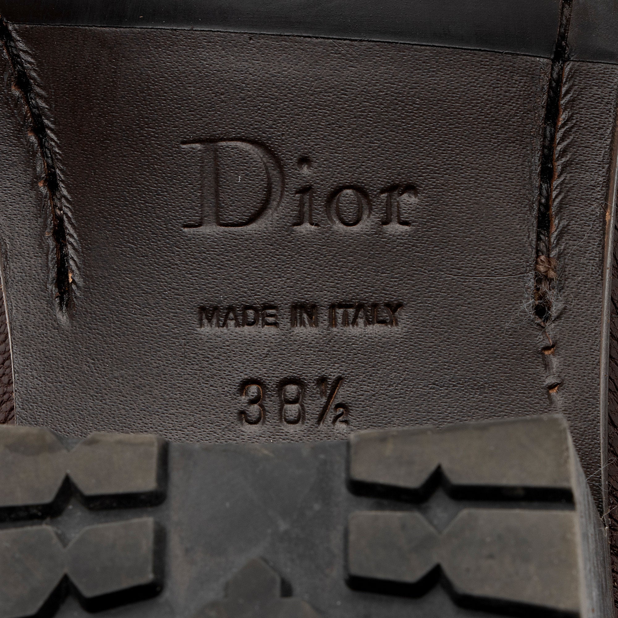 Dior Cannage Leather Roadior Boots - Size 8.5 / 38.5
