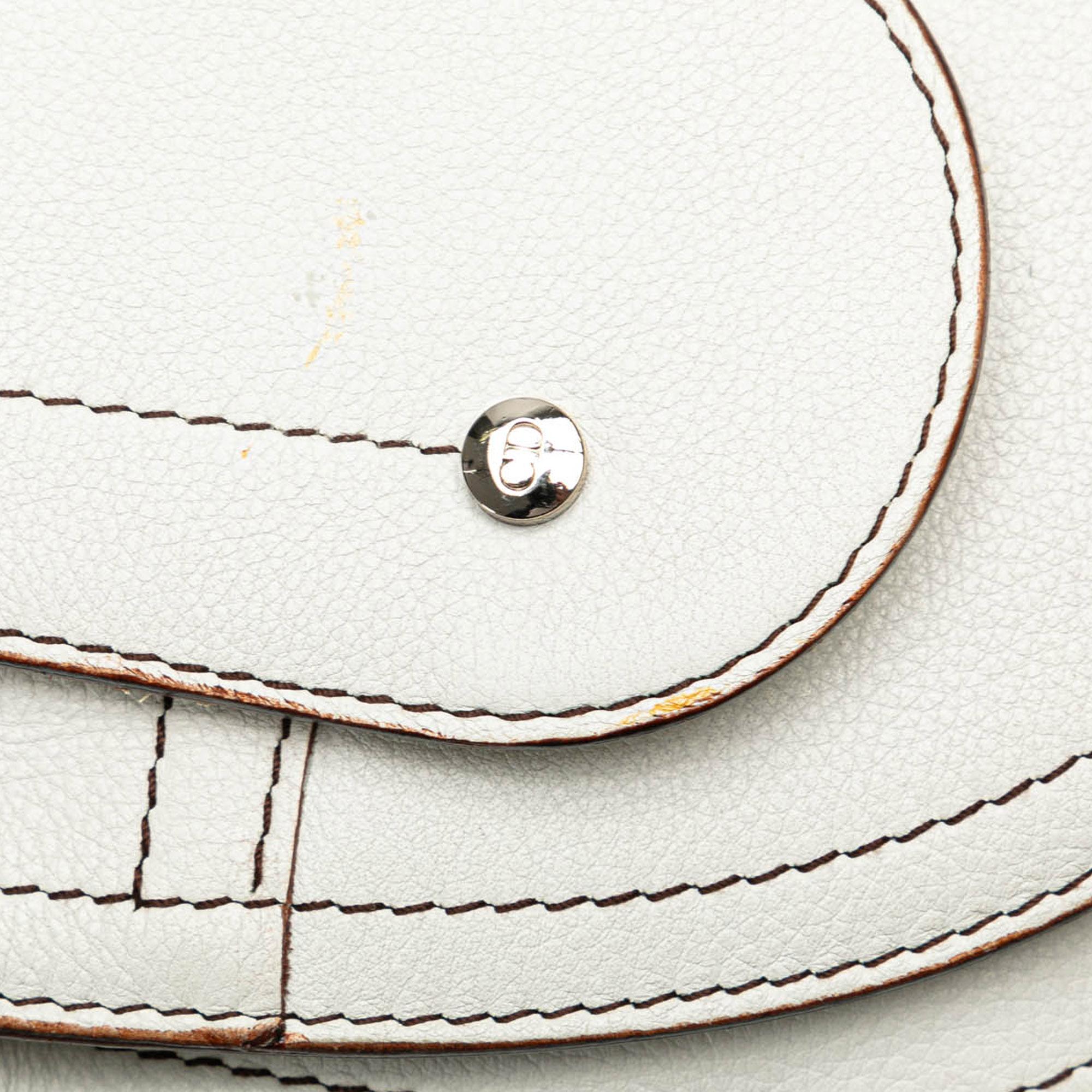 Dior Leather Double Saddle Crossbody