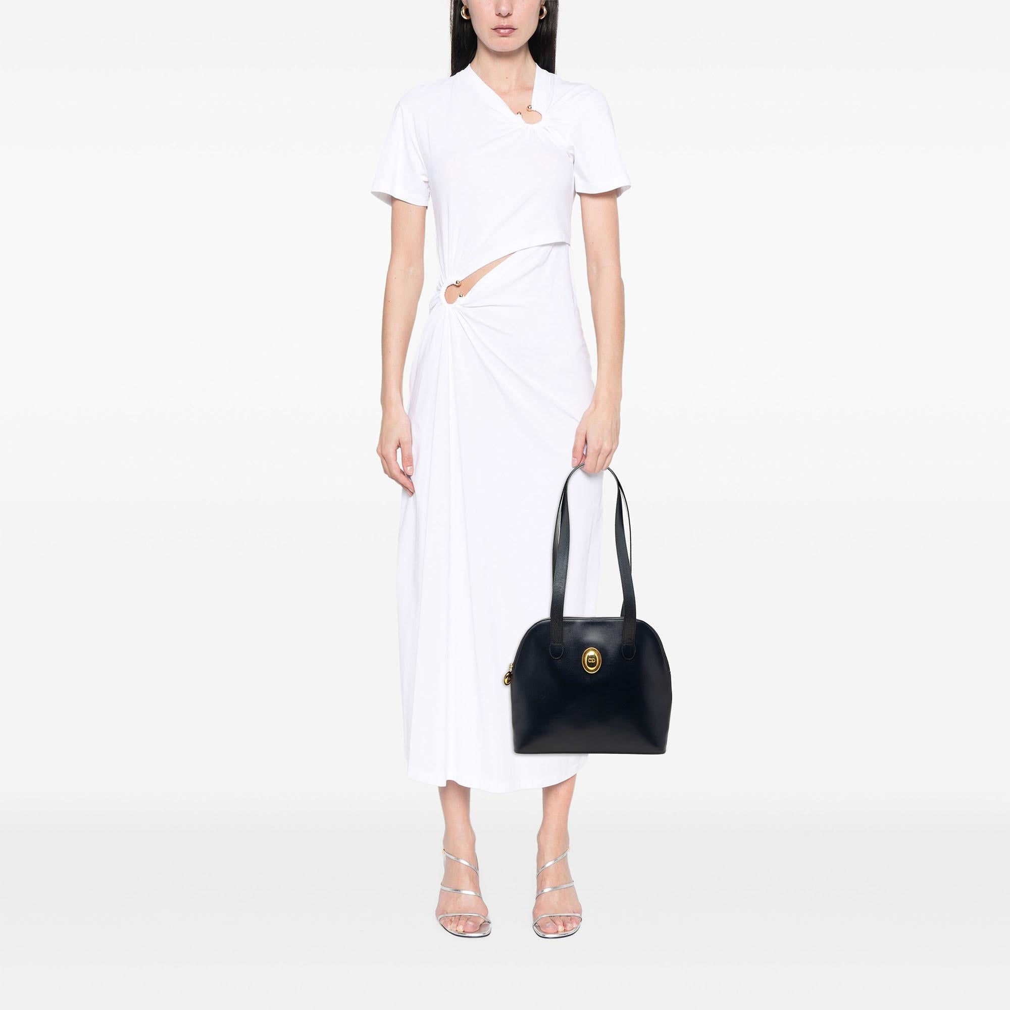Dior Leather Logo Shoulder Bag