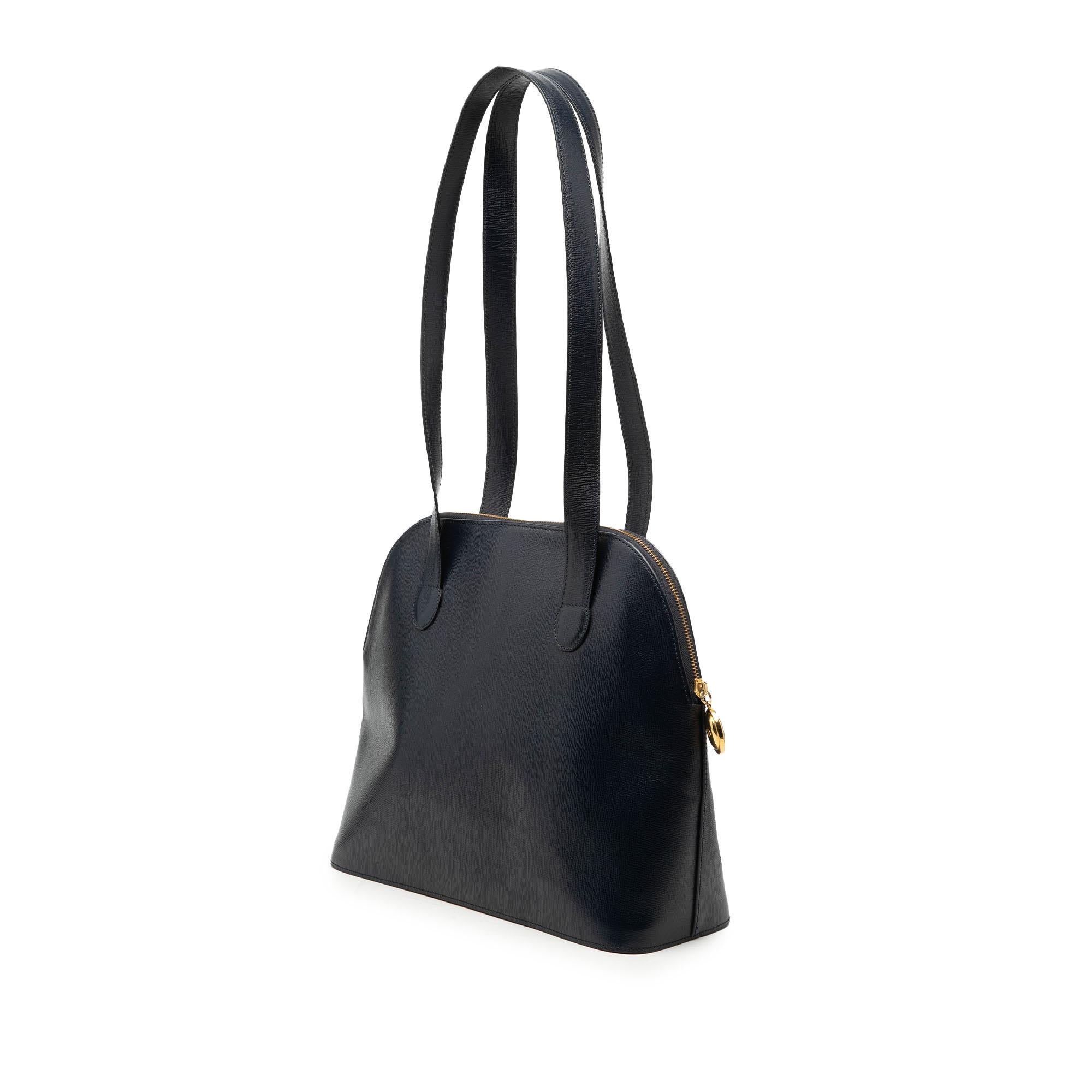 Dior Leather Logo Shoulder Bag