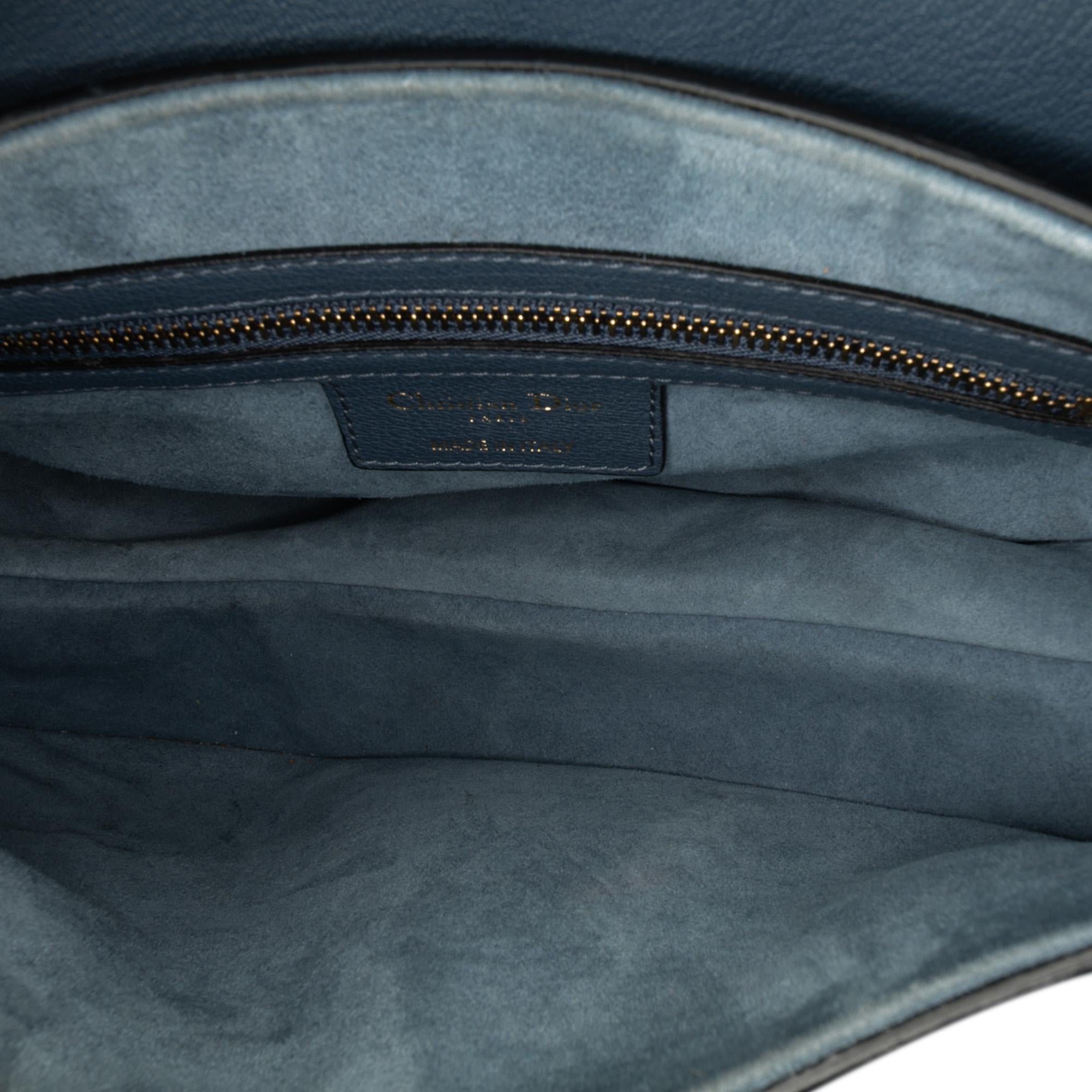 Dior Leather Saddle Bag