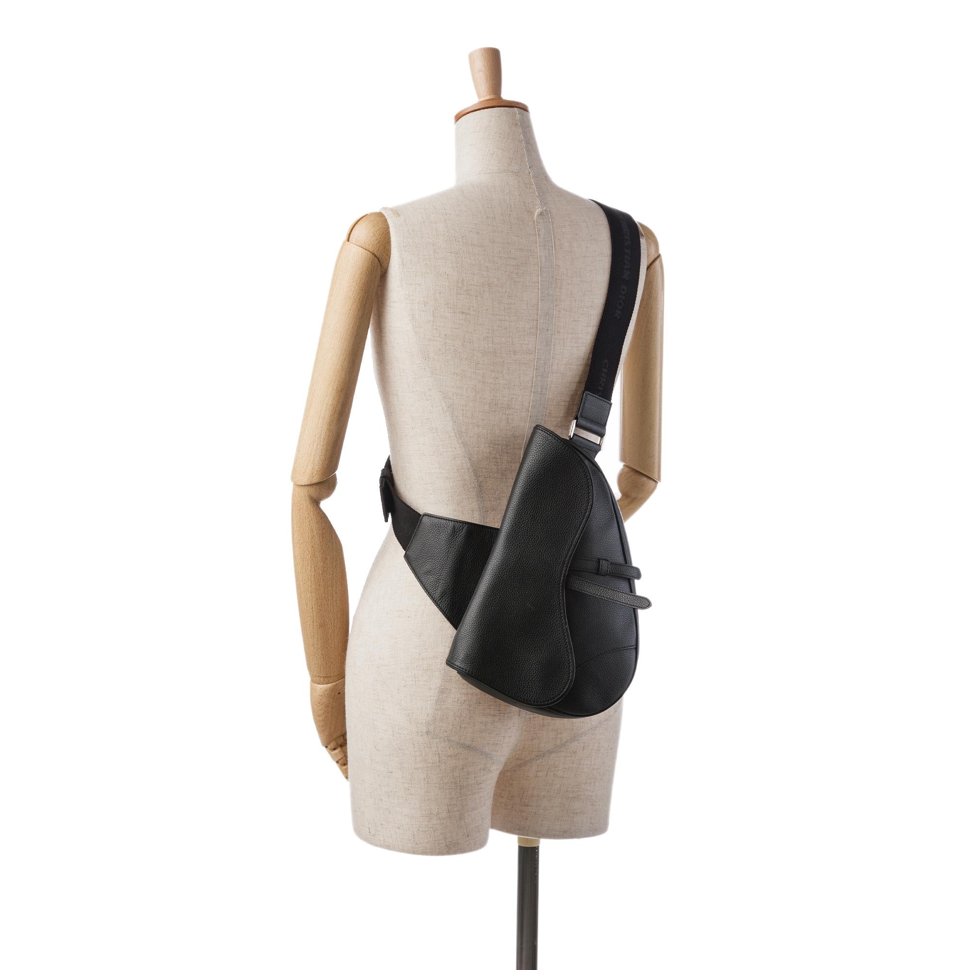 Dior Leather Saddle Crossbody Bag (SHG-zKTozW)