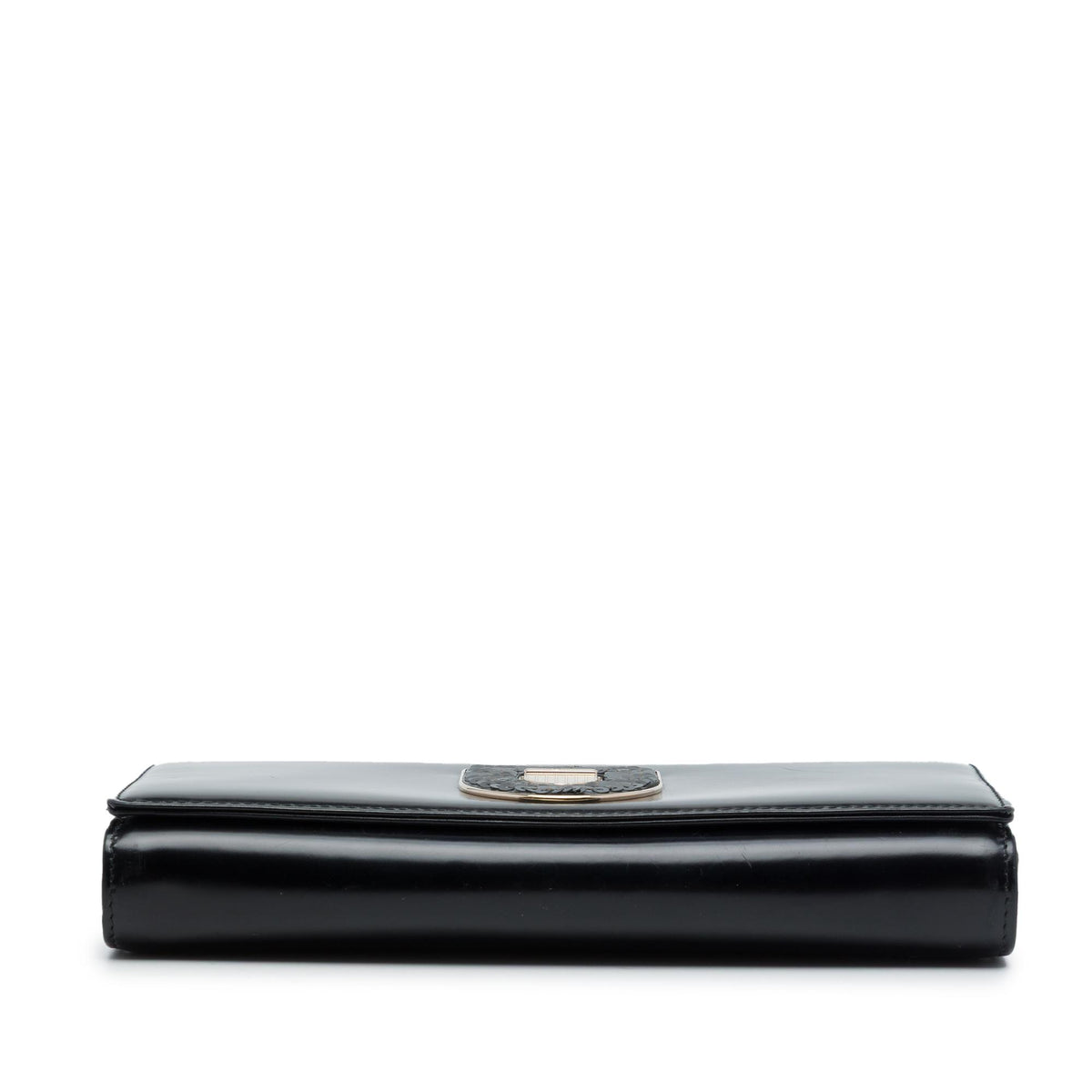 Dior Leather Sequin Diorama Wallet On Chain