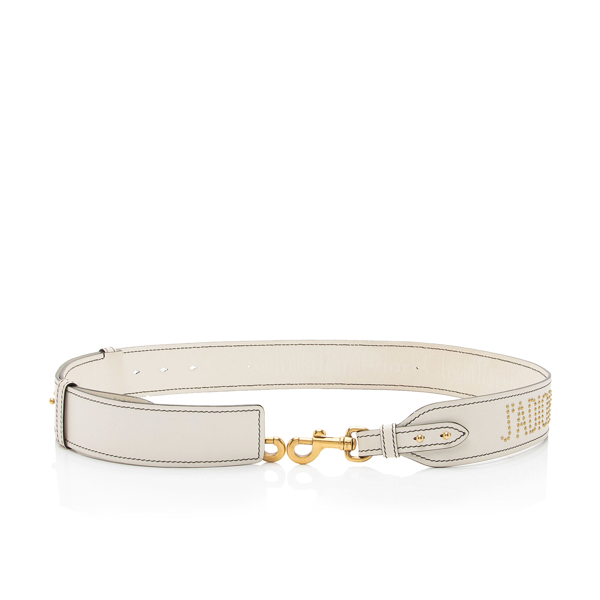 Dior Leather Studded J'Adior Adjustable Shoulder Strap