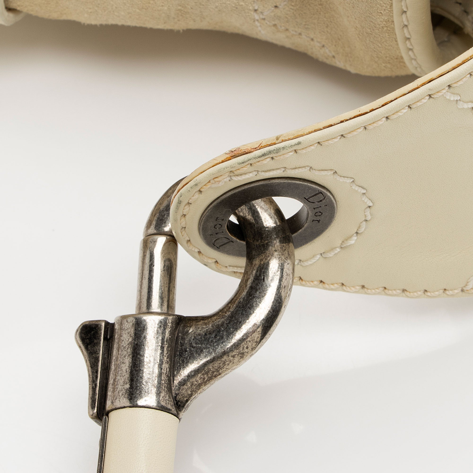 Dior Leather Suede Rebelle Shoulder Bag (SHF-E75STn)