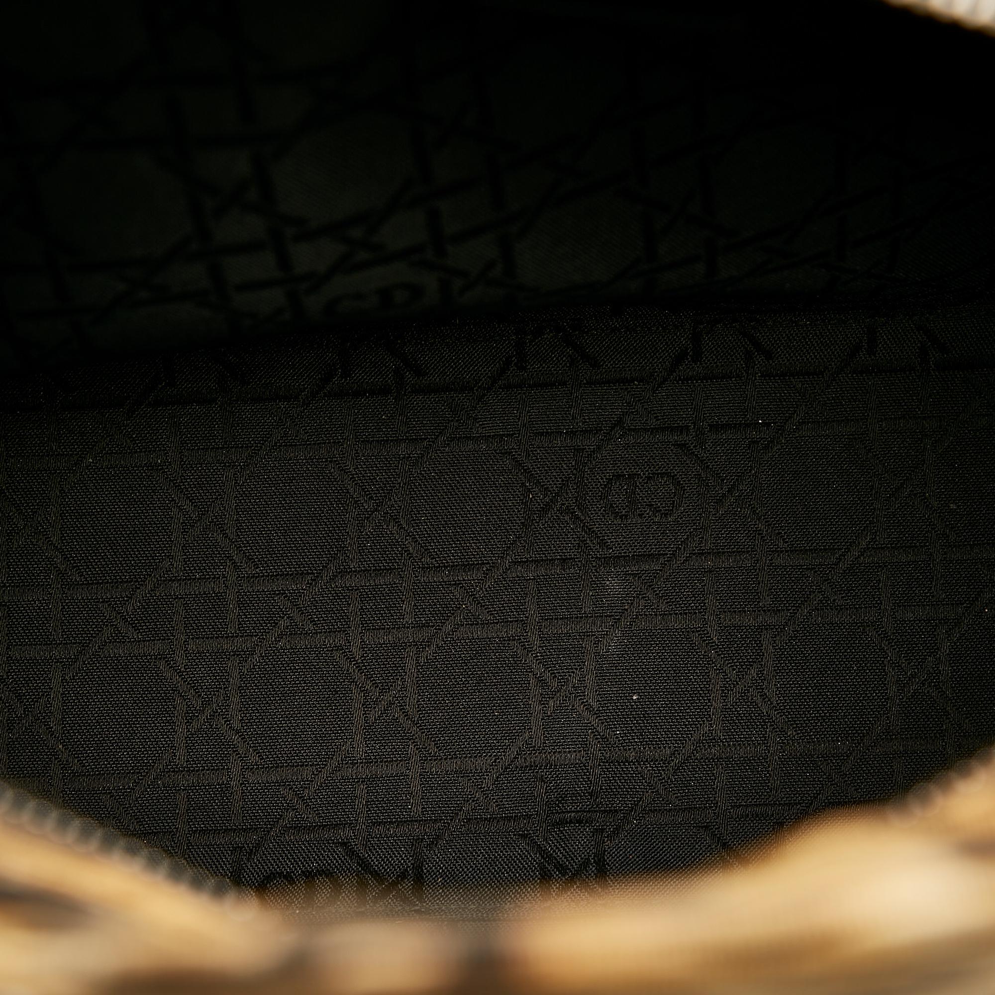 Dior Leopard Print Canvas Lady Dior (SHG-35939)