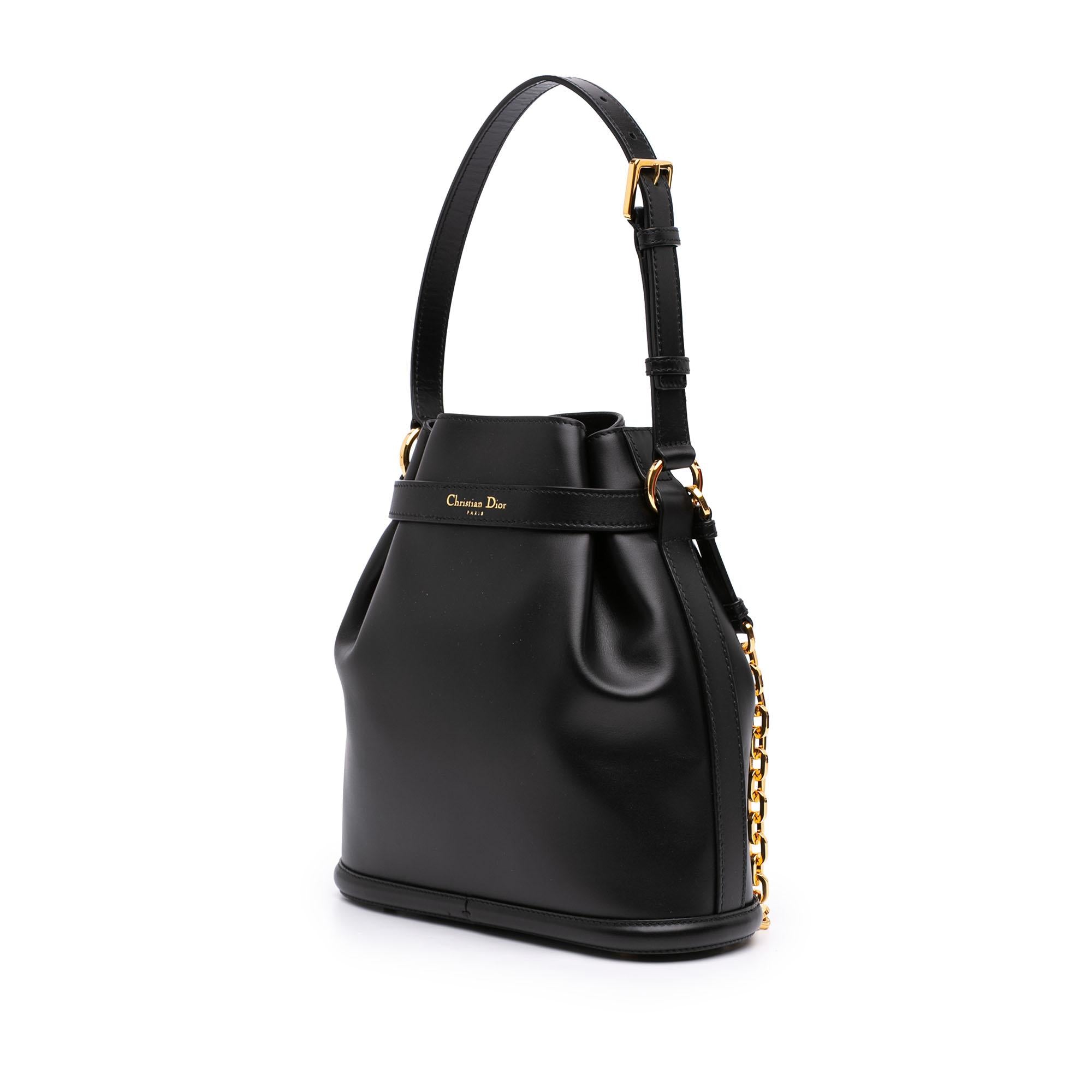 Dior Medium Calfskin Cest Dior Bucket Bag