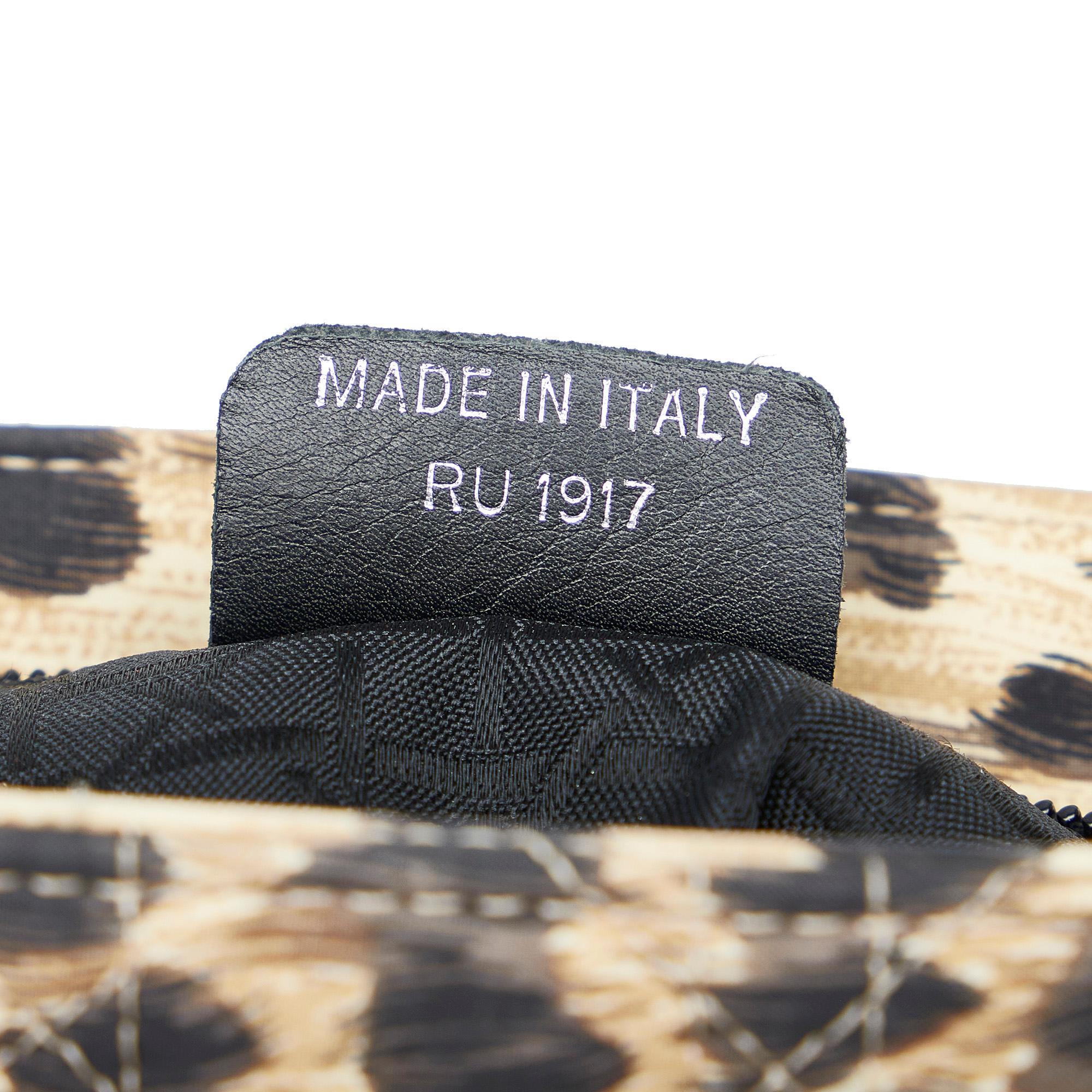 Dior Medium Cannage Leopard Print Lady Dior (SHG-Sbc9Zg)