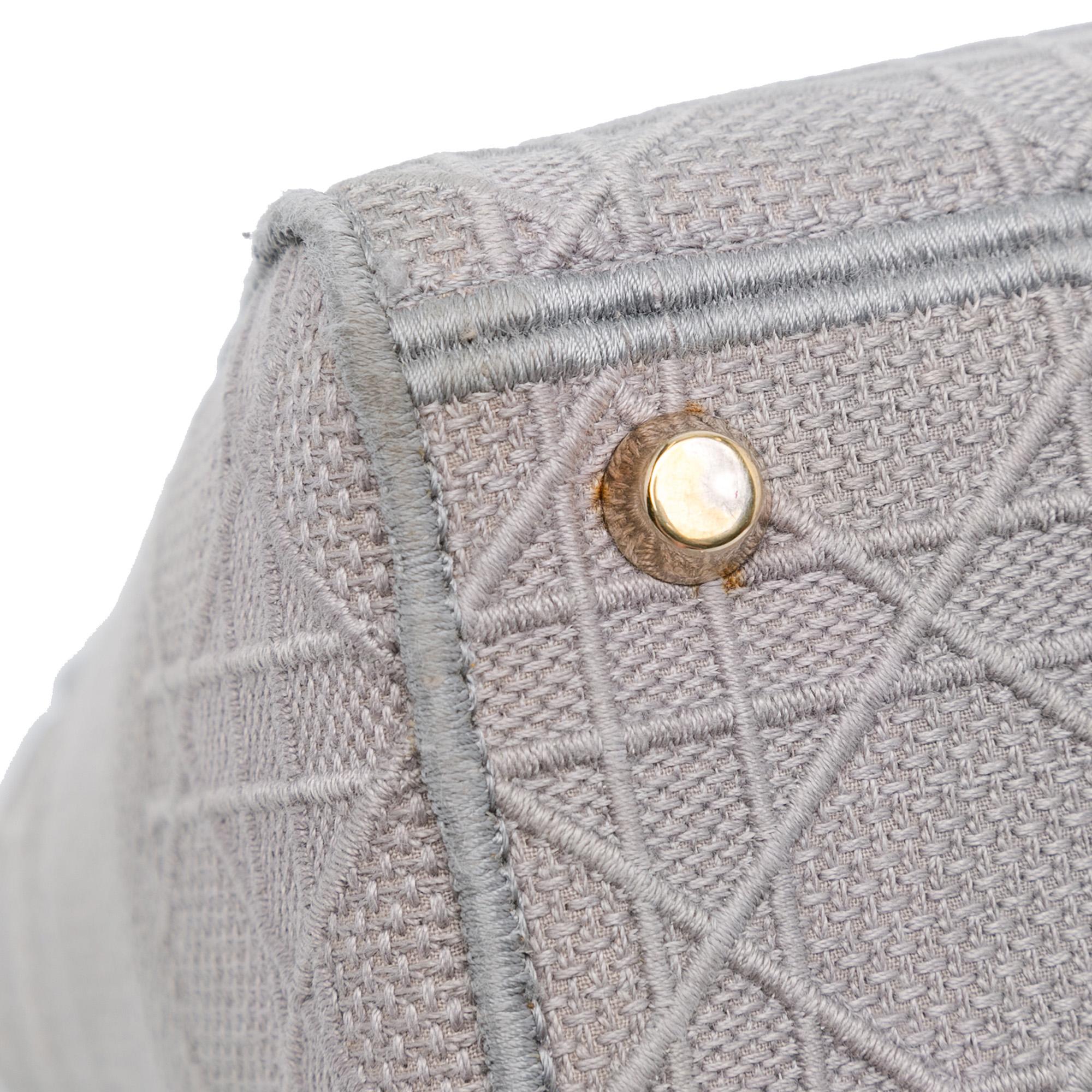Dior Medium Canvas Cannage Lady D Lite
