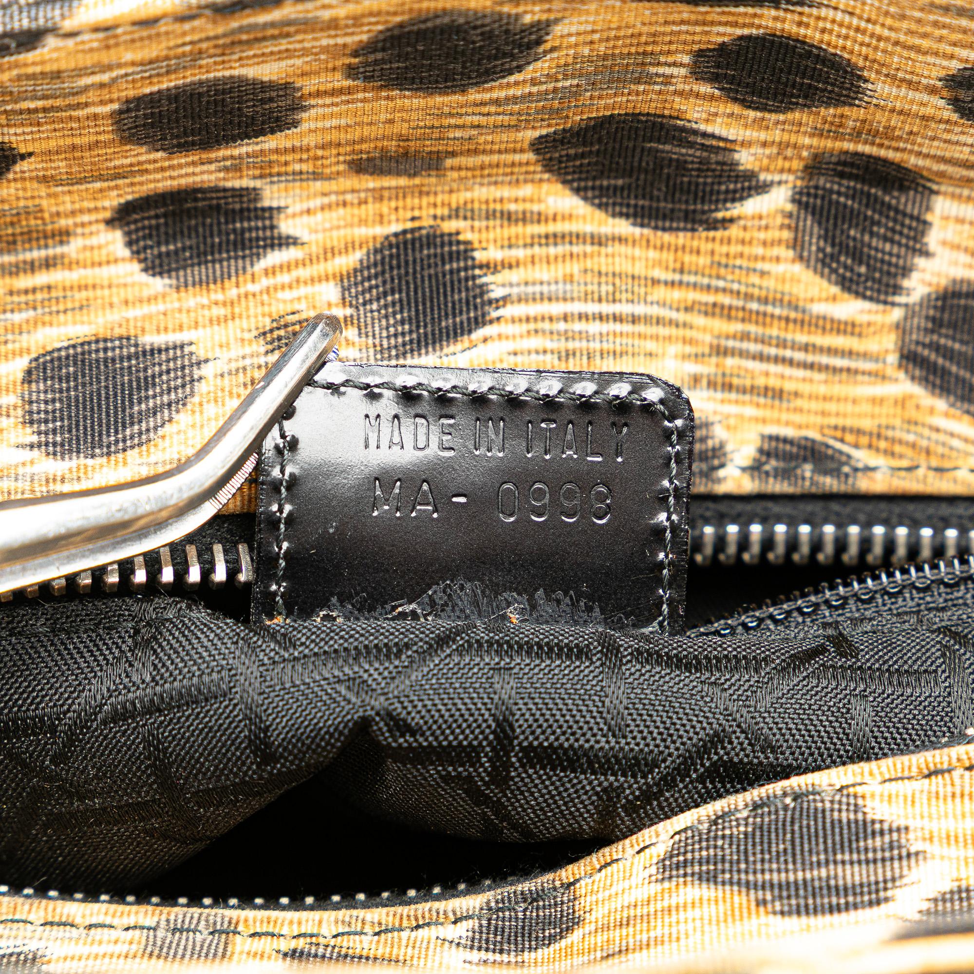 Dior Medium Canvas Leopard Print Lady Dior