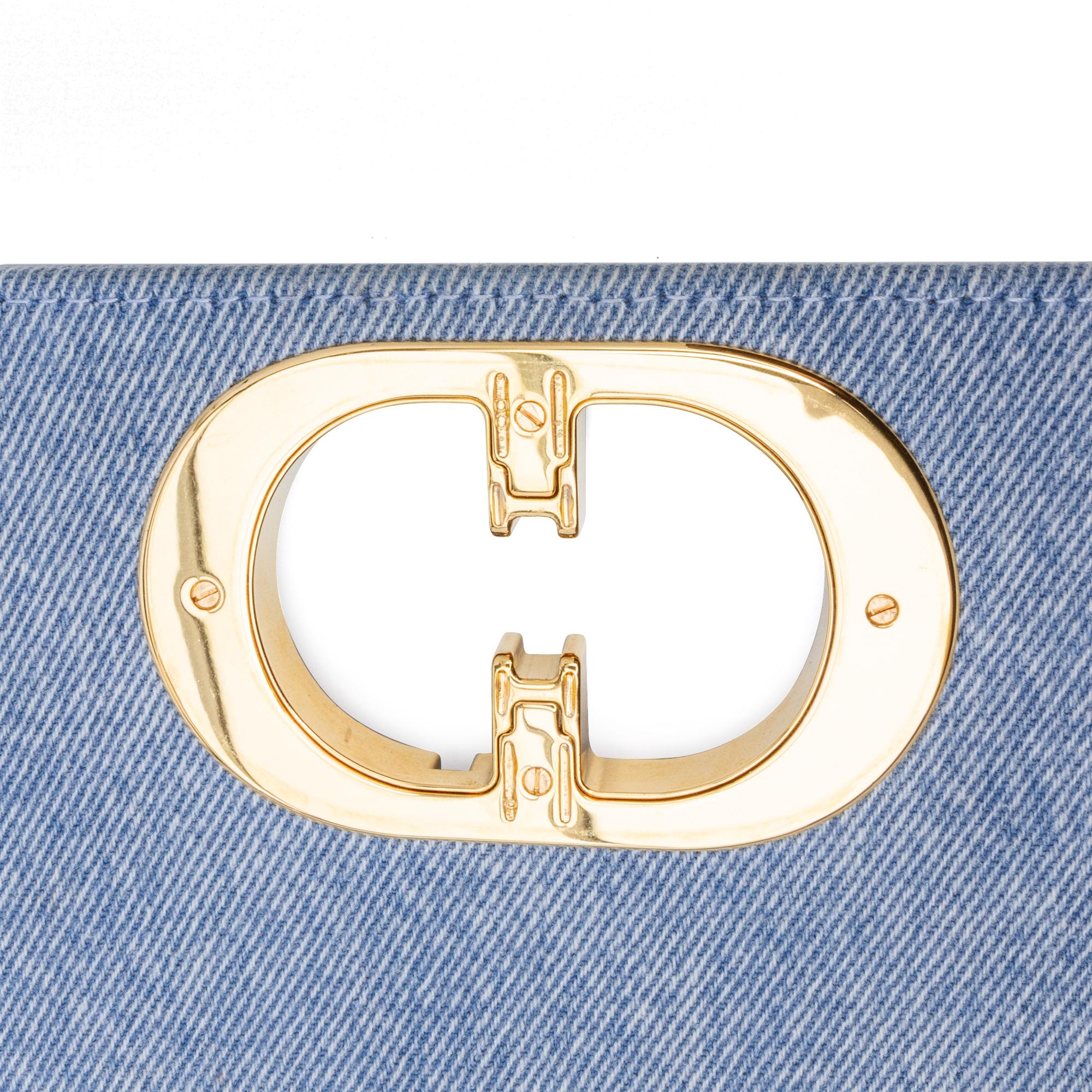 Dior Medium Denim Macrocannage Caro Bag