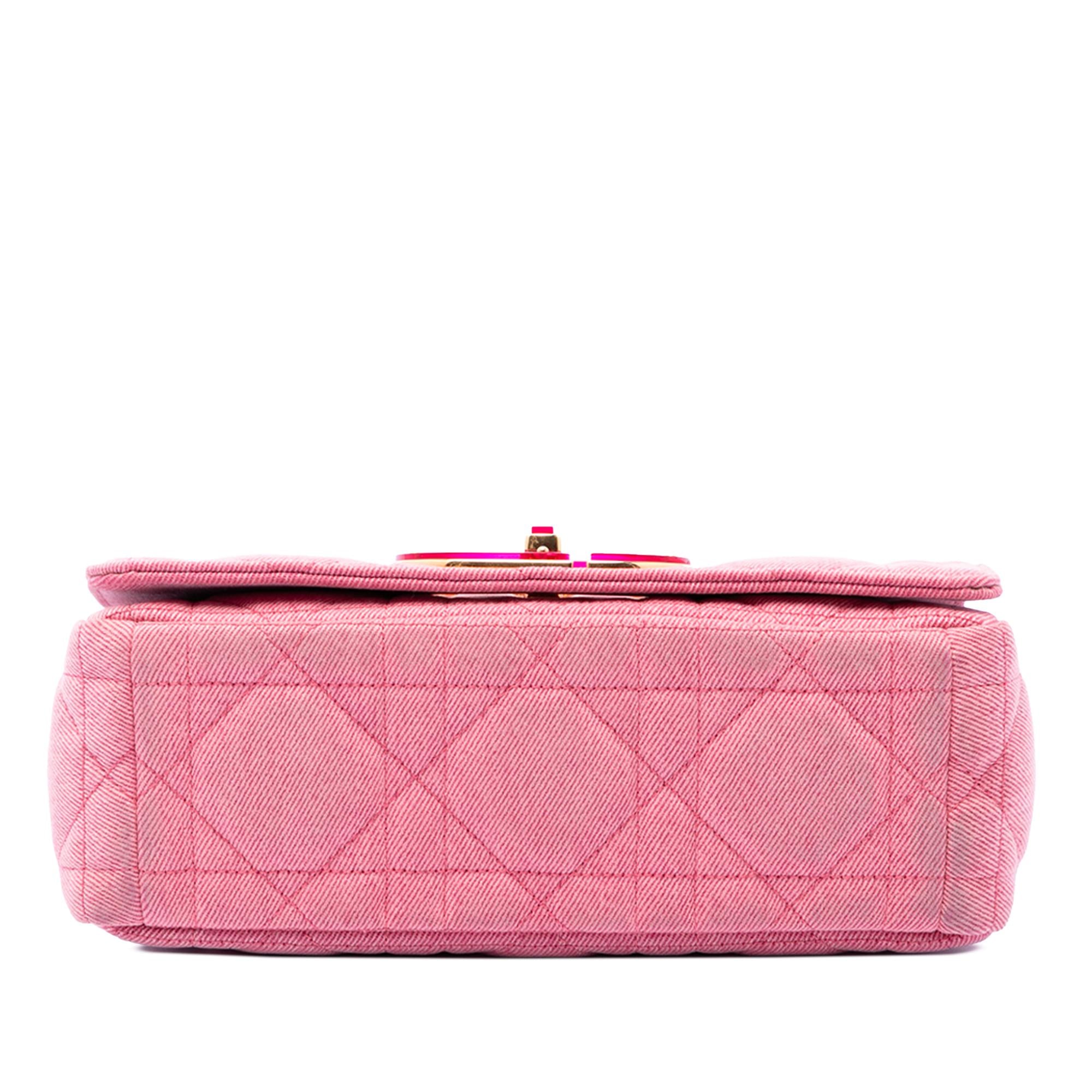 Dior Medium Denim Macrocannage Caro Bag