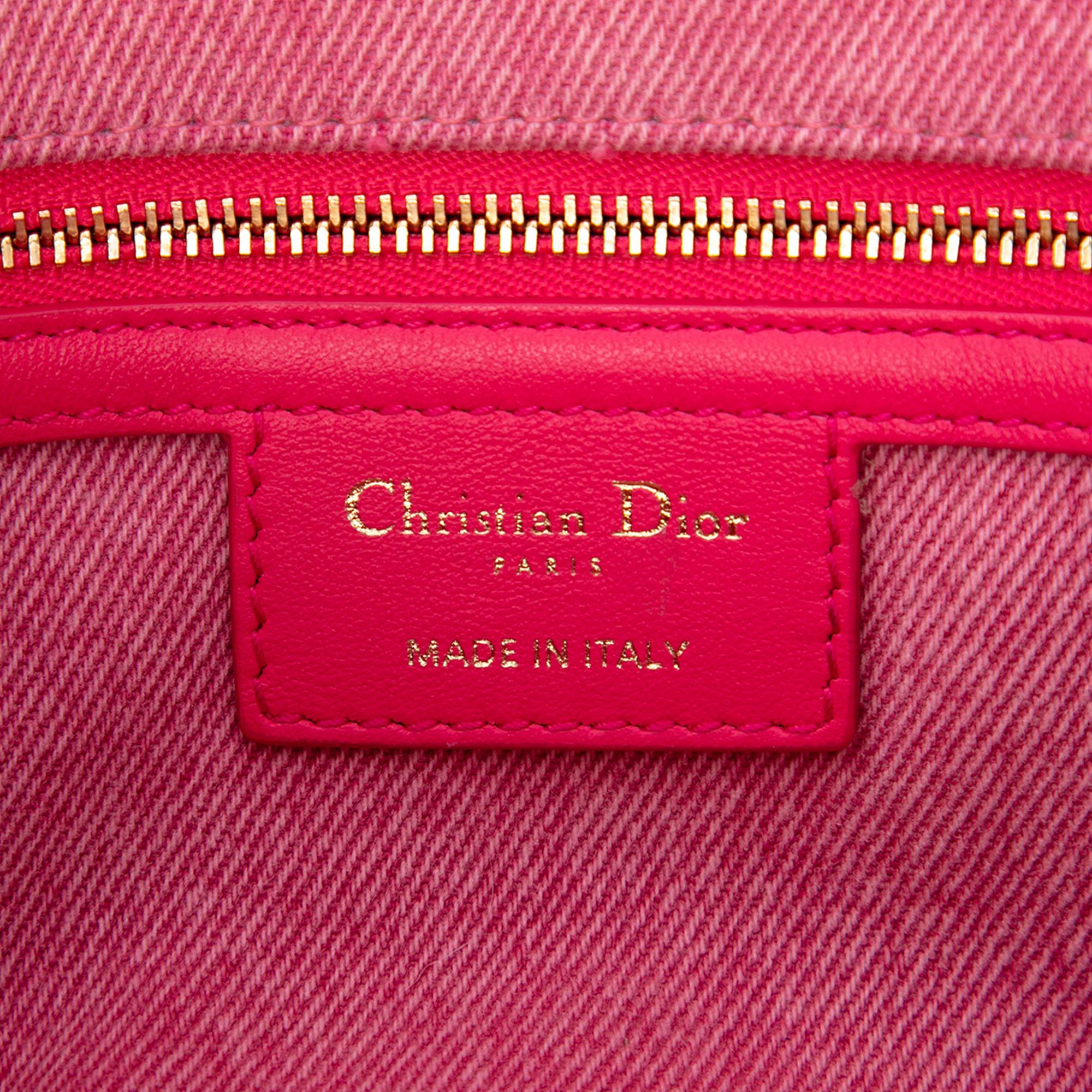 Dior Medium Denim Macrocannage Caro Bag