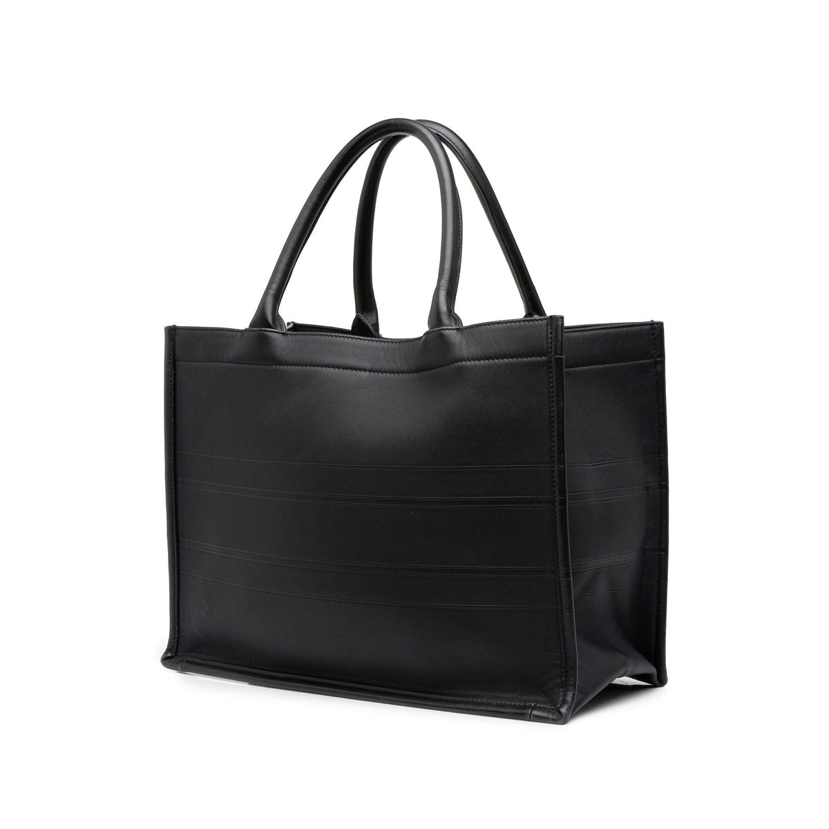 Dior Medium Embossed Leather Book Tote
