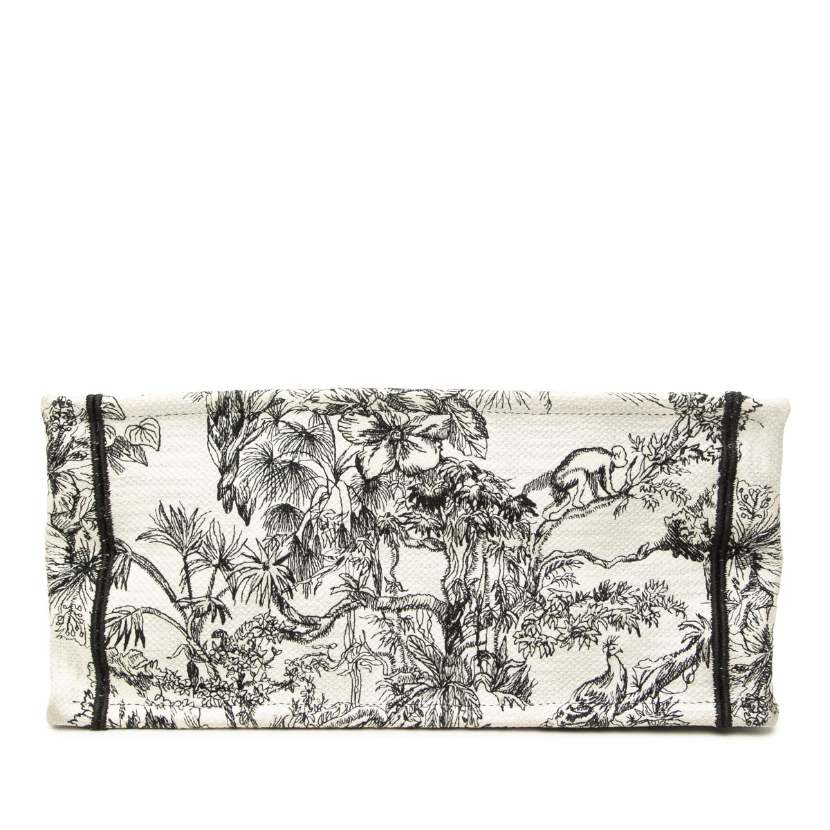 Dior Medium Embroidered Canvas Toile De Jouy Book Tote