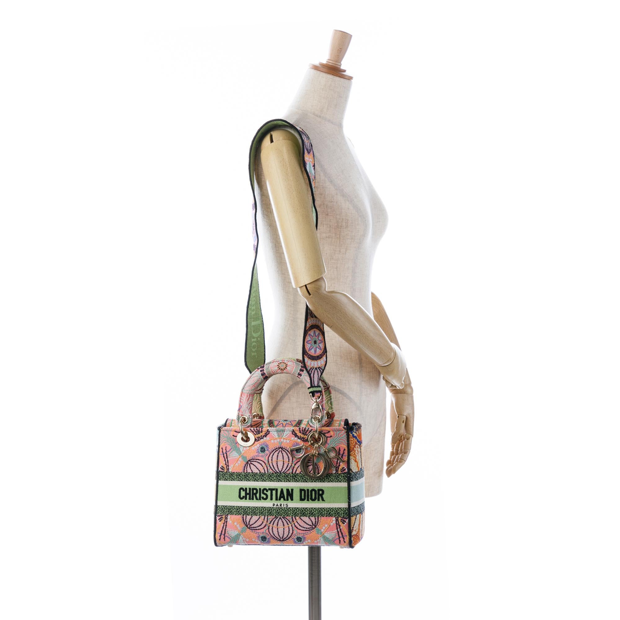 Dior Medium Embroidered In Lights Lady D-Lite (SHG-SQ6wEf)