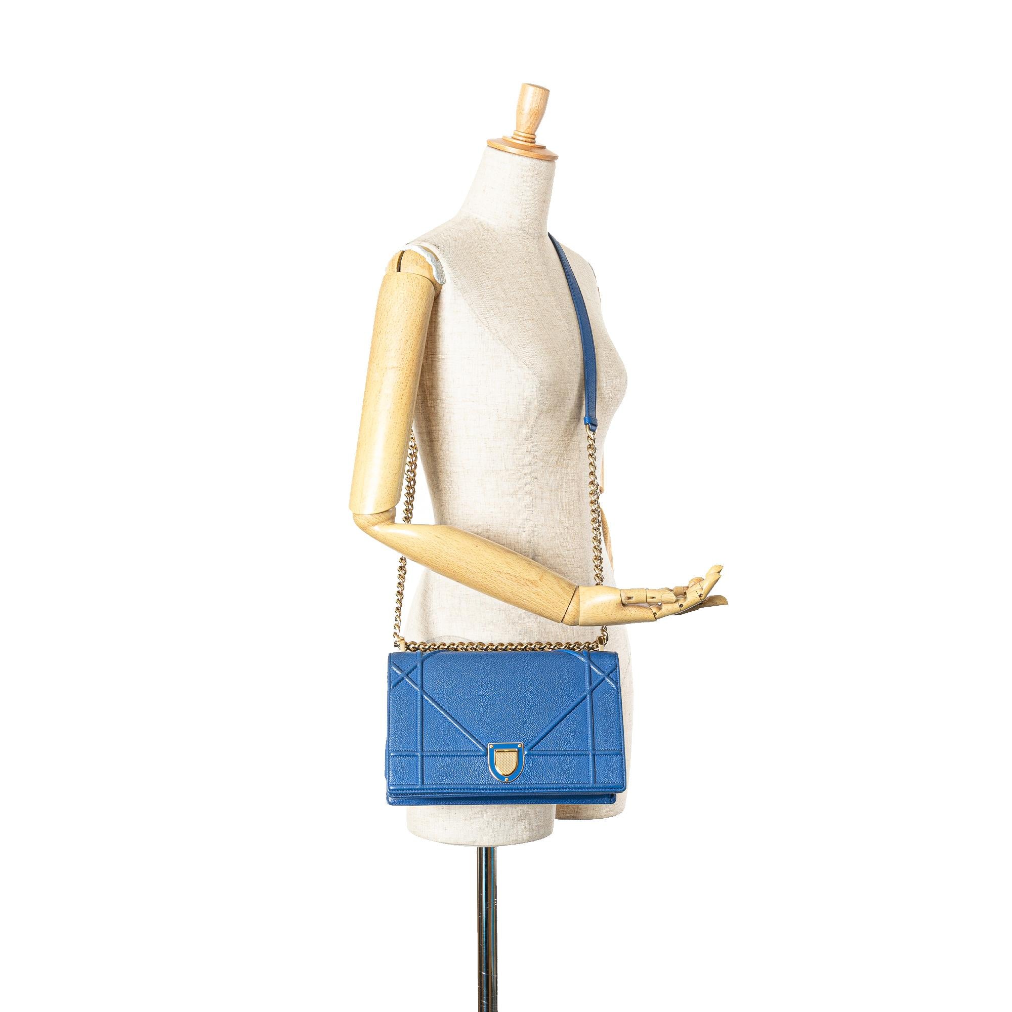 Dior Medium Grained Calfskin Diorama Flap