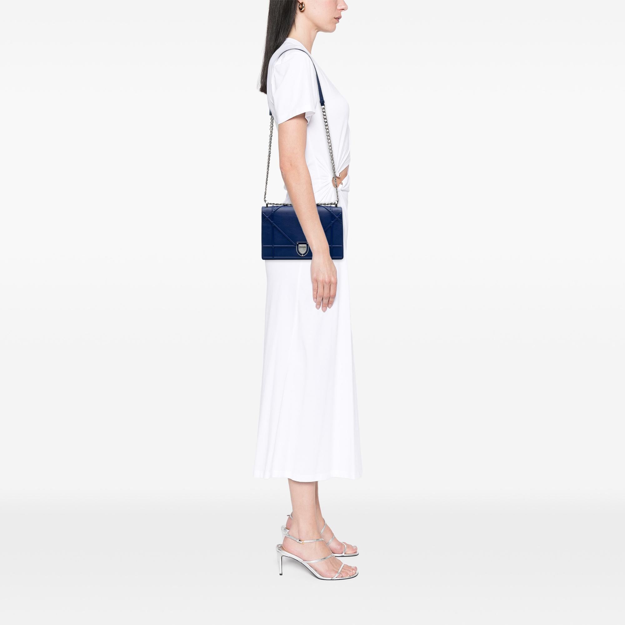 Dior Medium Grained Calfskin Diorama Flap