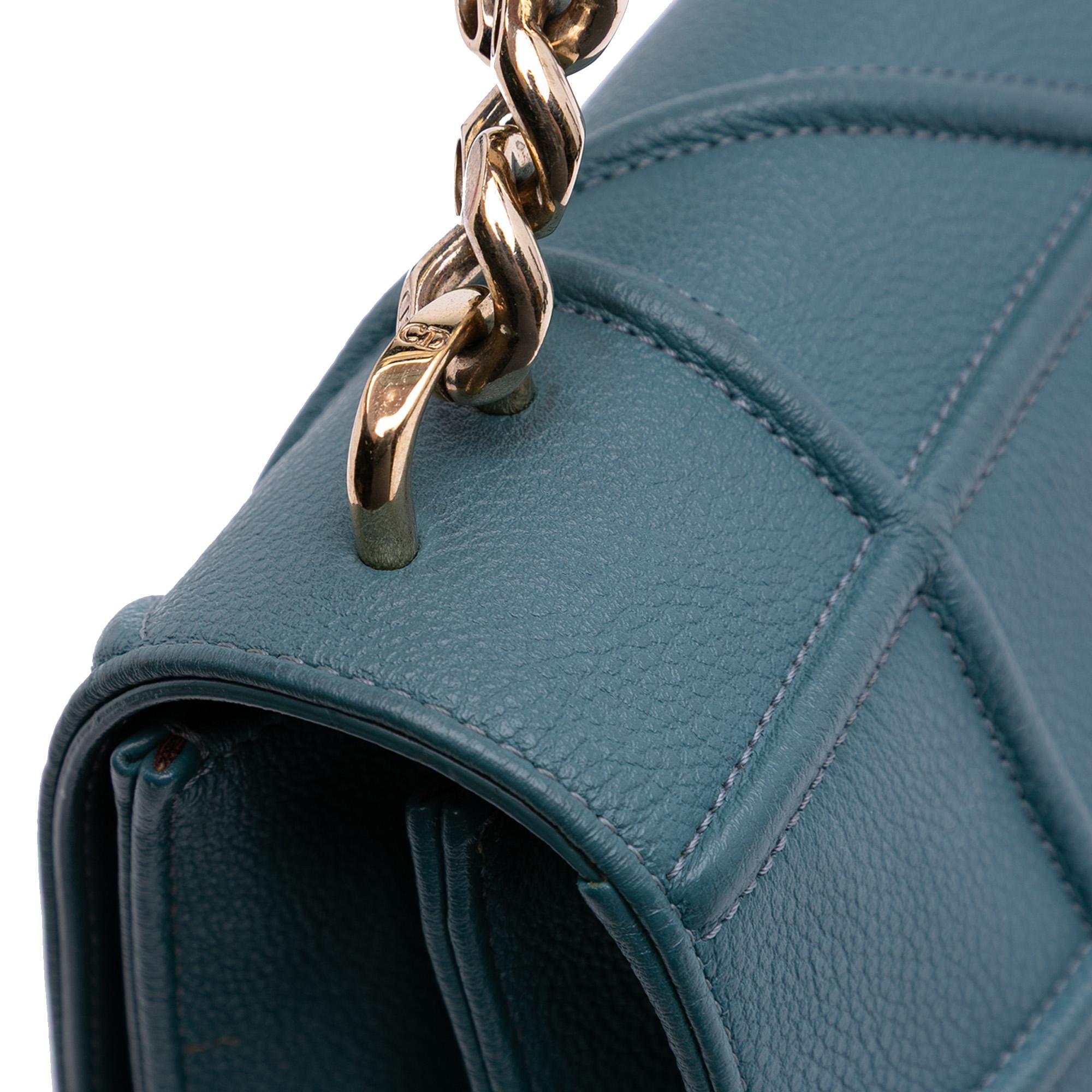 Dior Medium Grained Calfskin Diorama Satchel