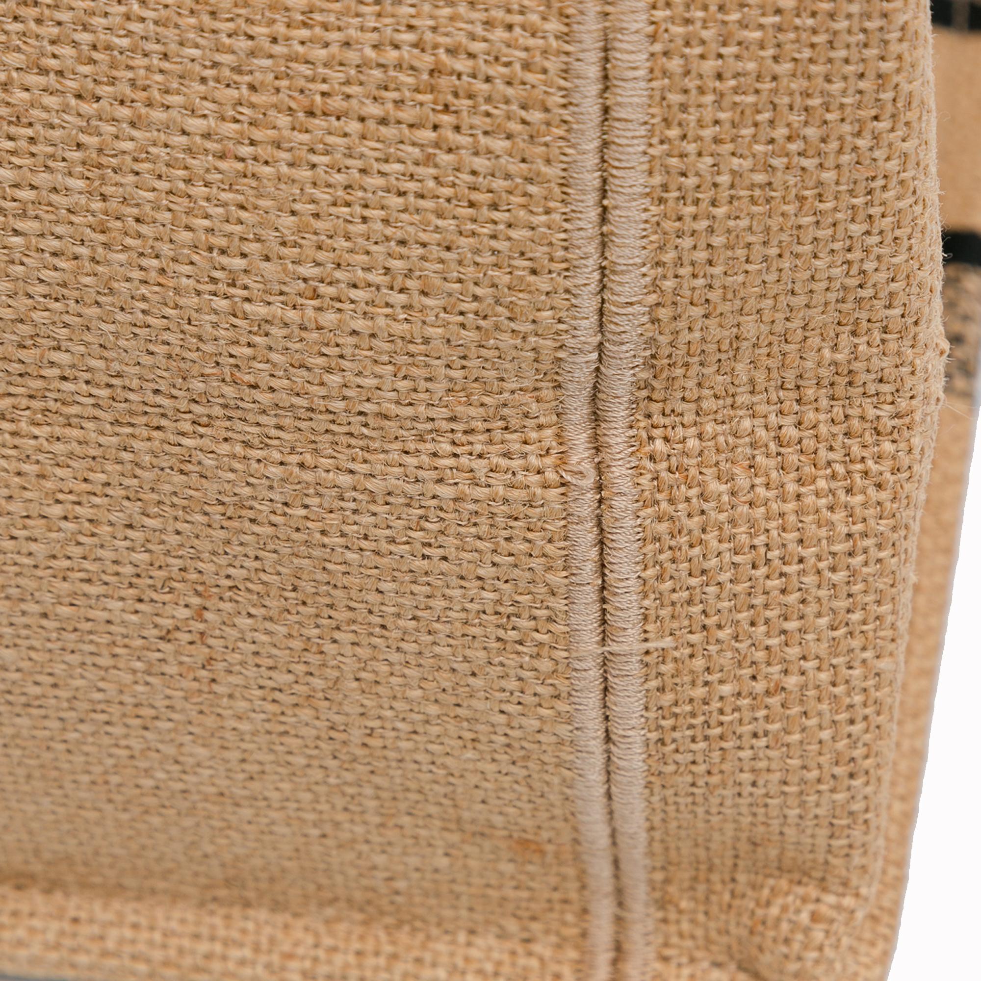 Dior Medium Jute Book Tote (SHG-zK2zwE)