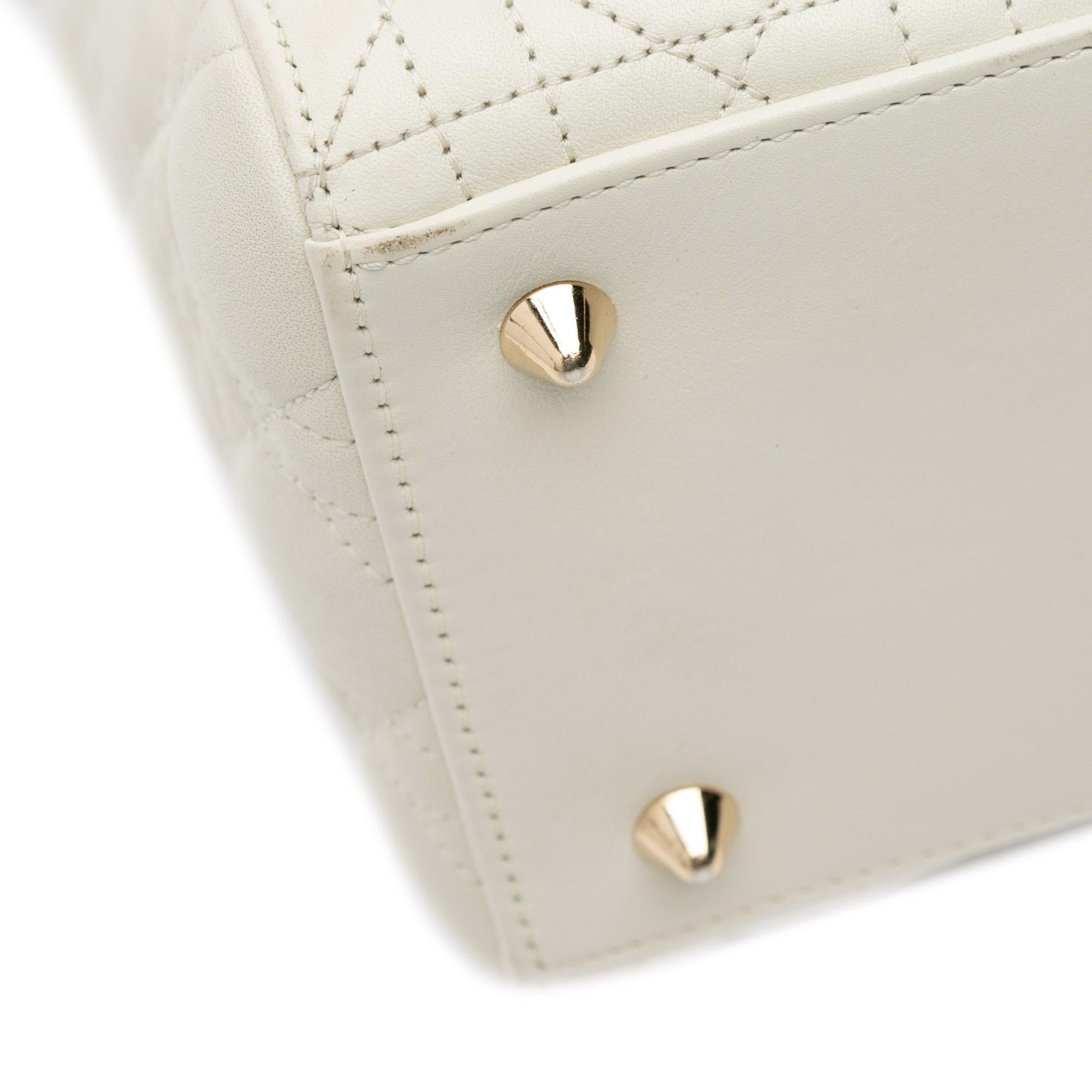 Dior Medium Lambskin Cannage Dioramour Chinese Valentines Lady Dior (SHG-3rVC8Z)
