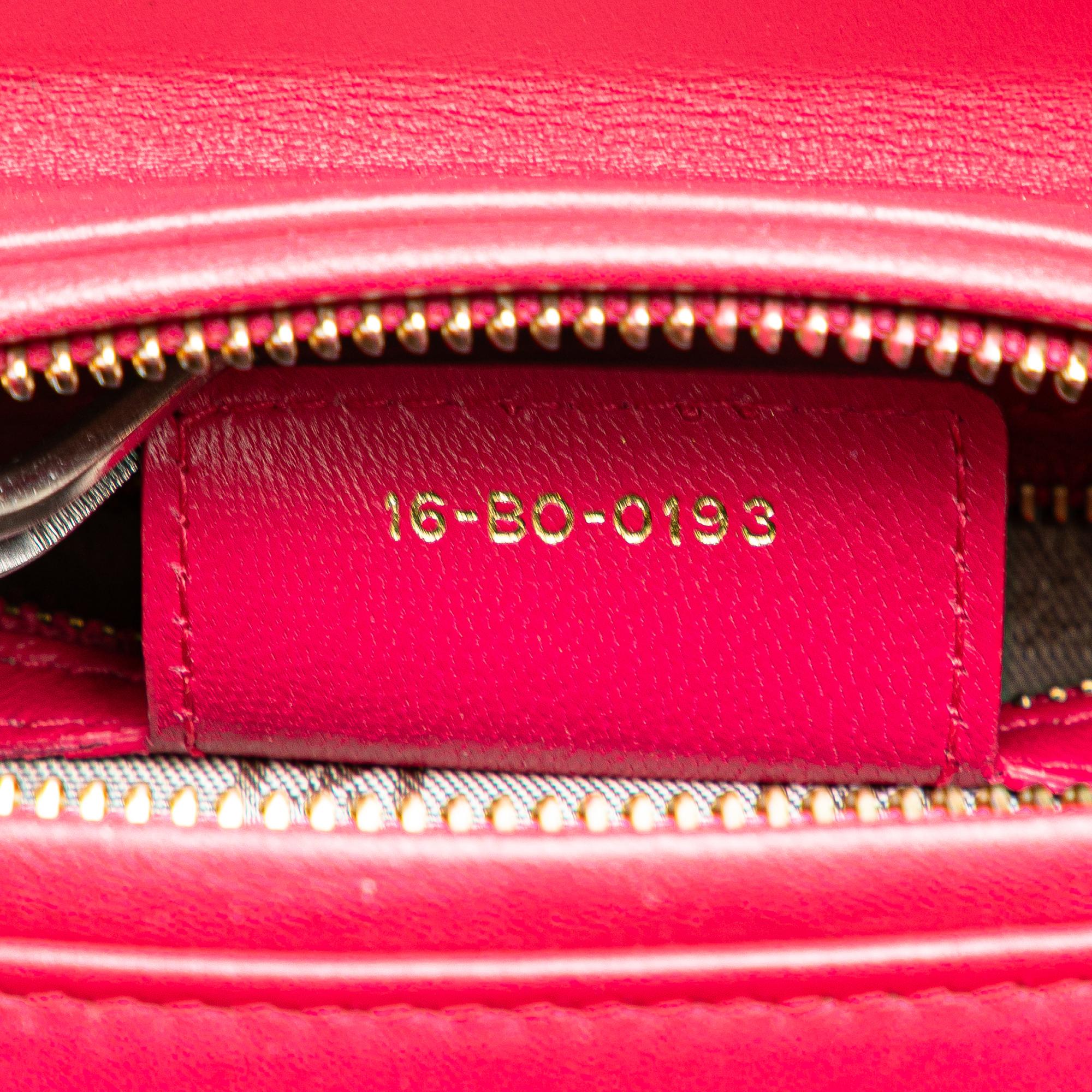 Dior Medium Lambskin Cannage Lady Dior