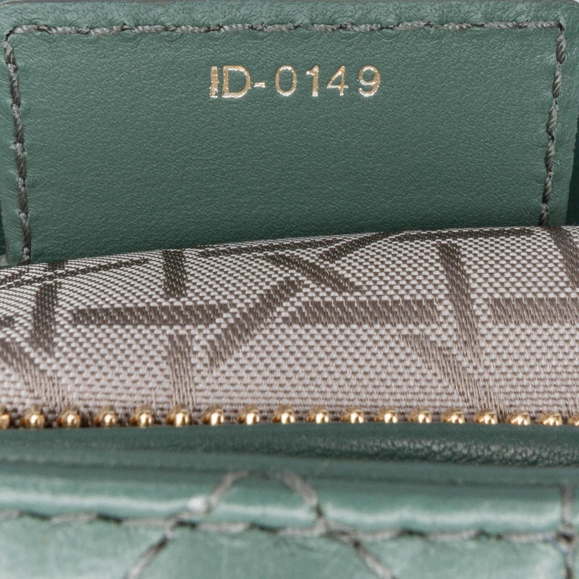 Dior Medium Lambskin Cannage Lady Dior
