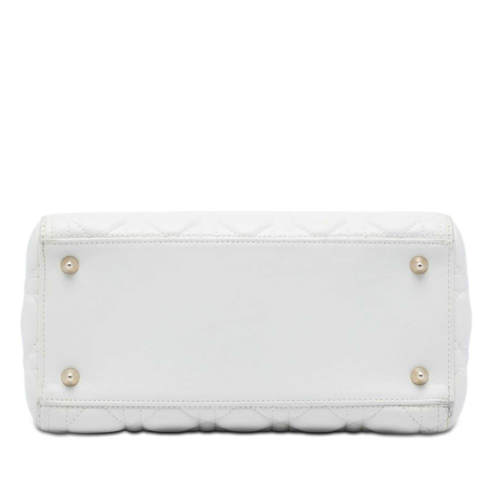 Dior Medium Lambskin Cannage Lady Dior