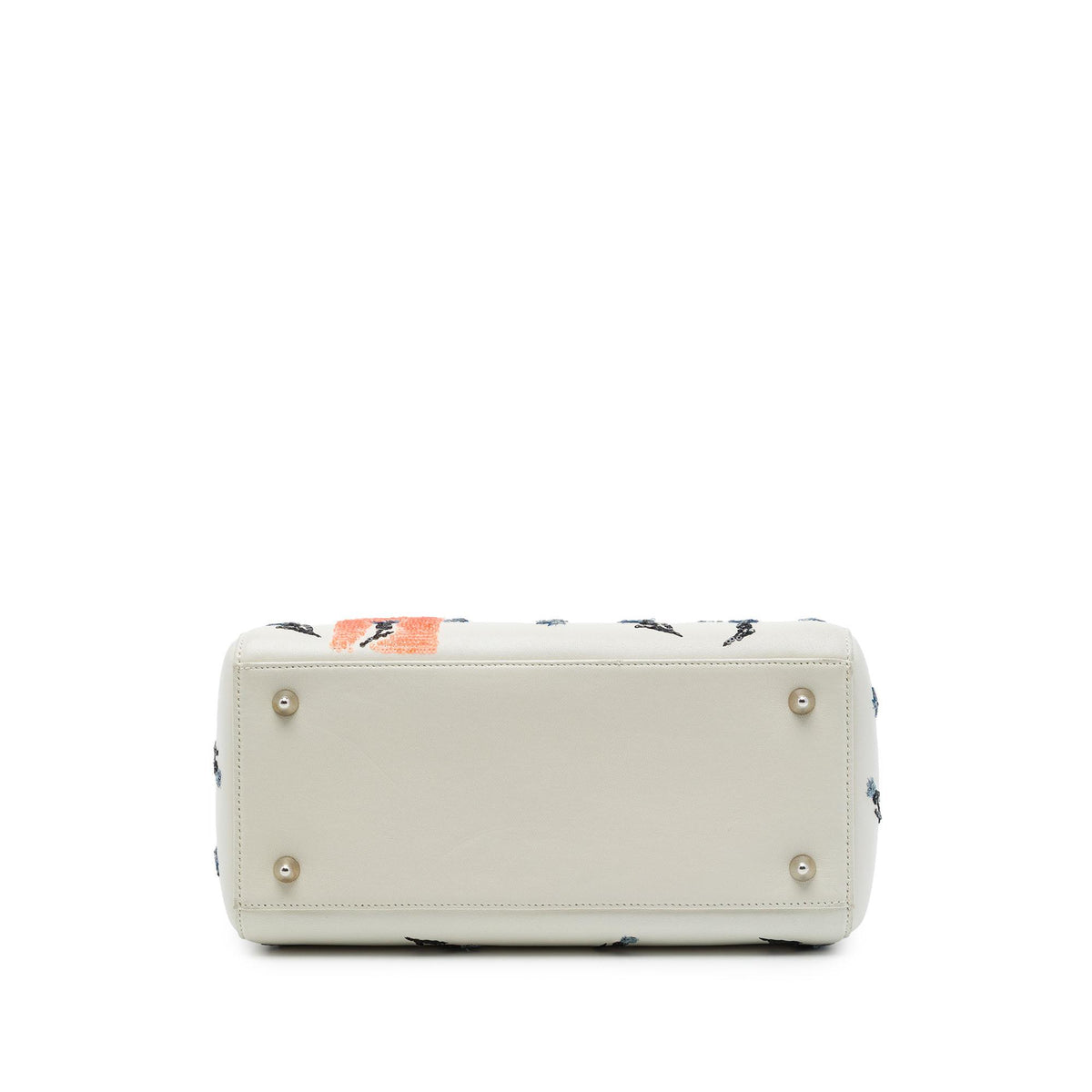 Dior Medium Lambskin Floral Sequin Lady Dior