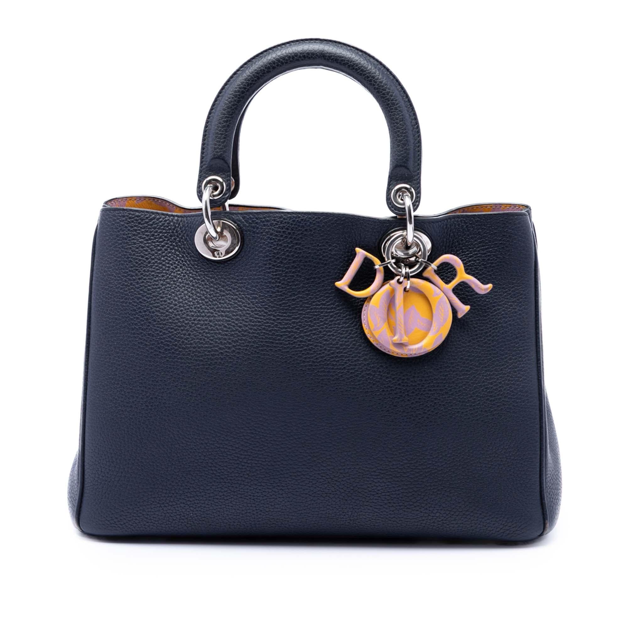 Dior Medium Leather Diorissimo Satchel
