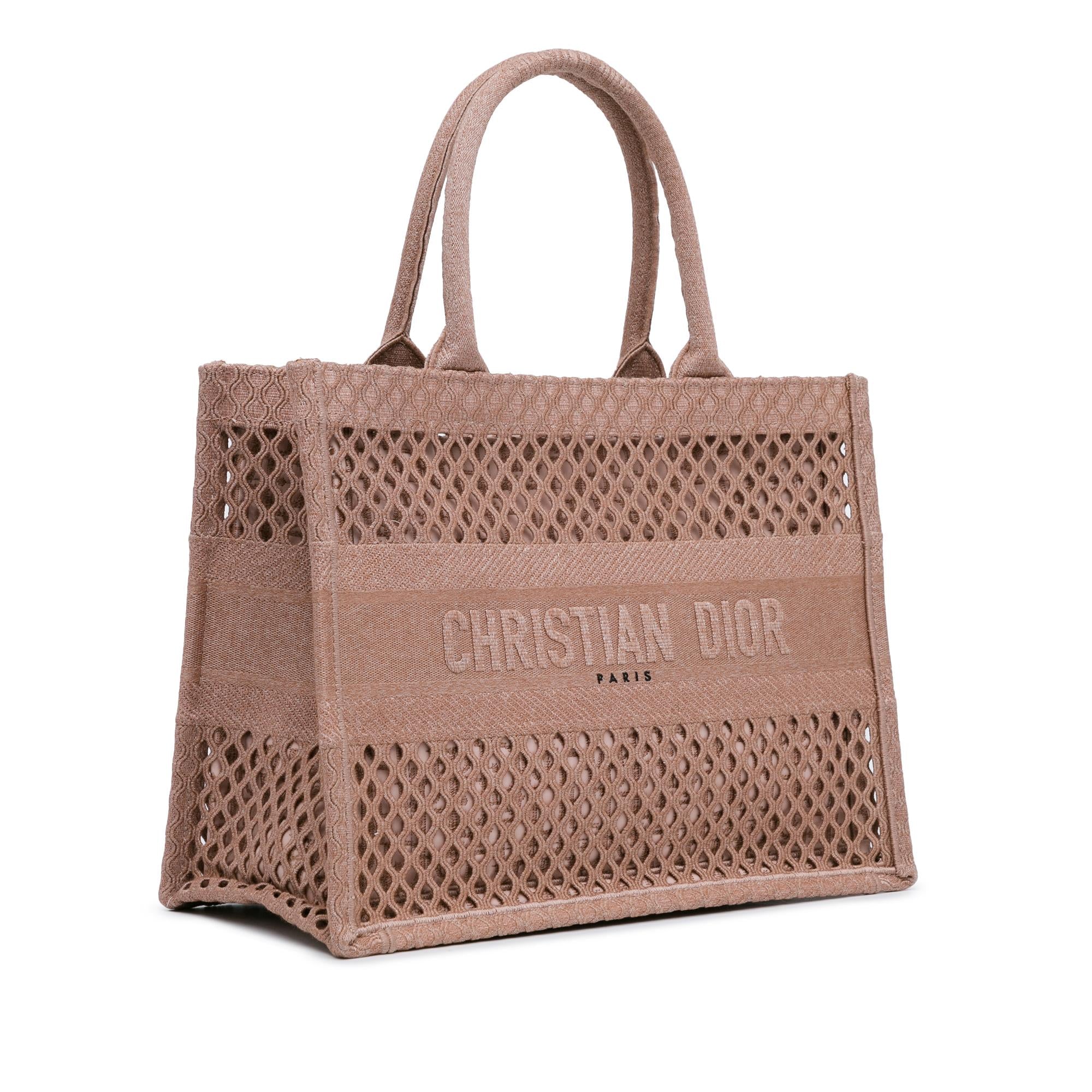 Dior Medium Mesh Book Tote (SHG-aQJ0hh)