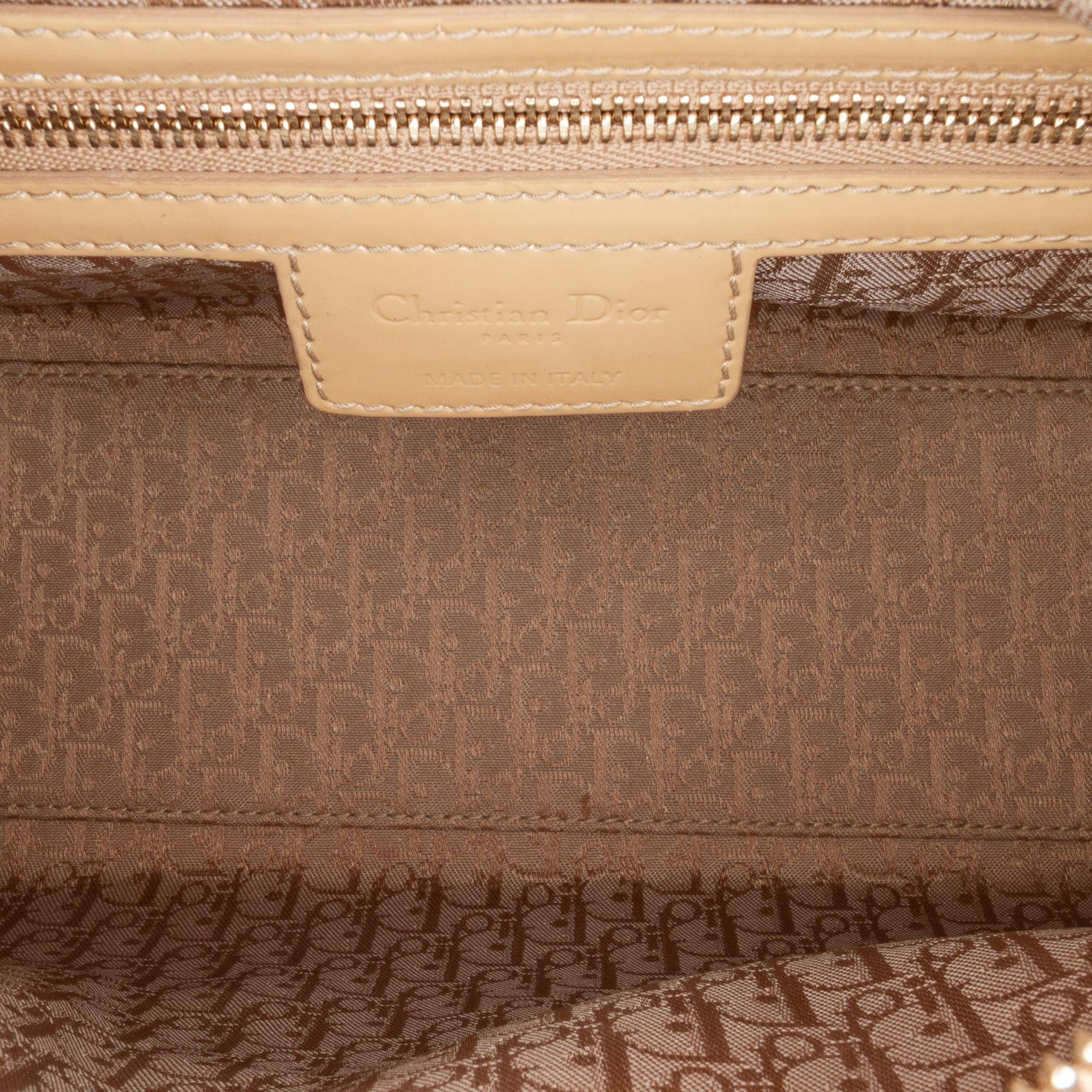 Dior Medium Patent Cannage Lady Dior