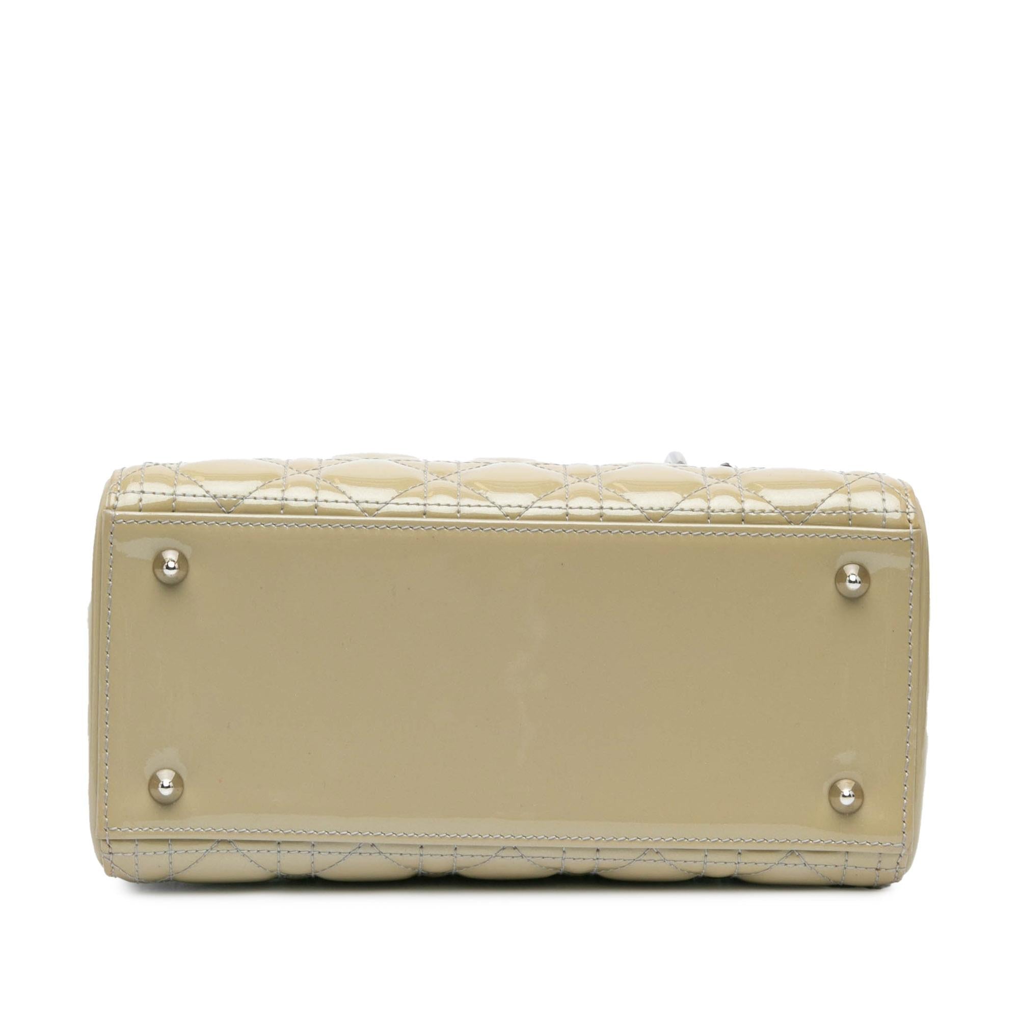 Dior Medium Patent Cannage Lady Dior