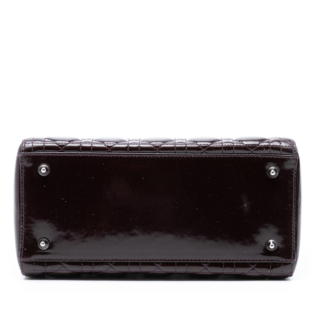 Dior Medium Patent Cannage Lady Dior