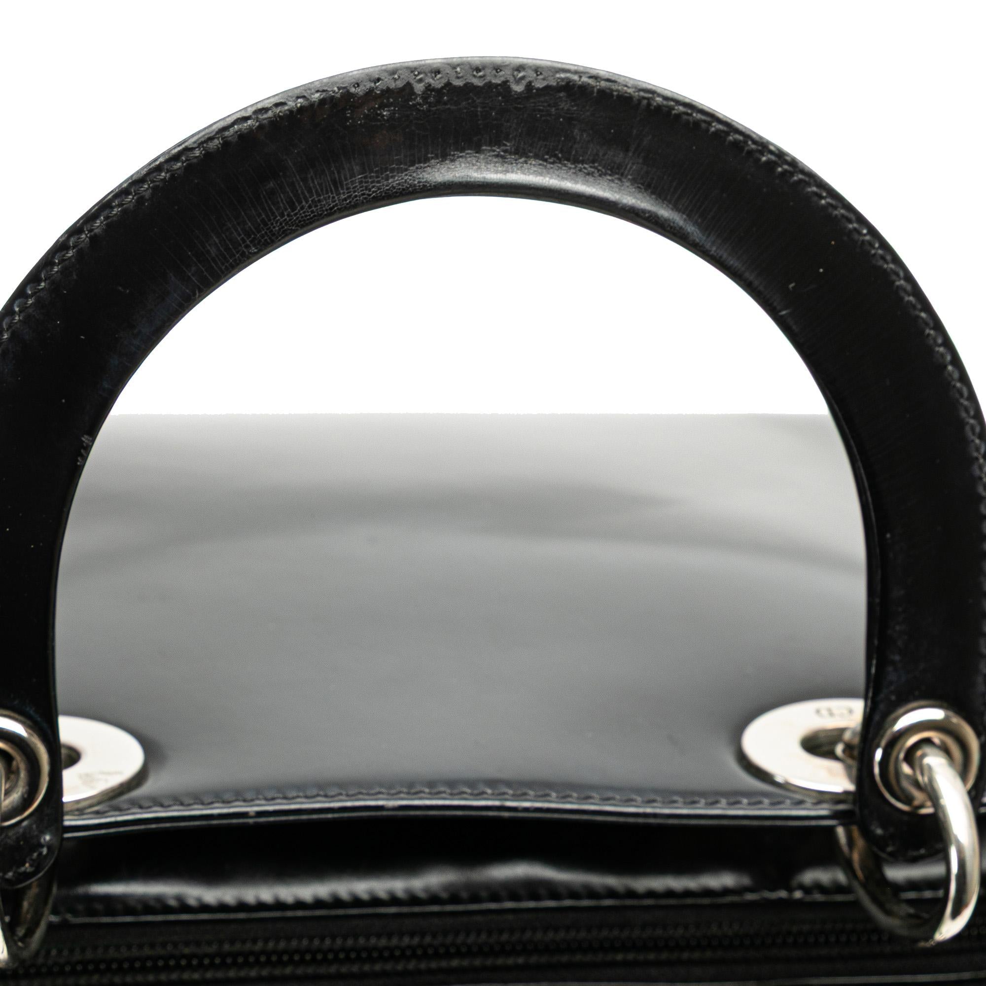 Dior Medium Patent Lady Dior