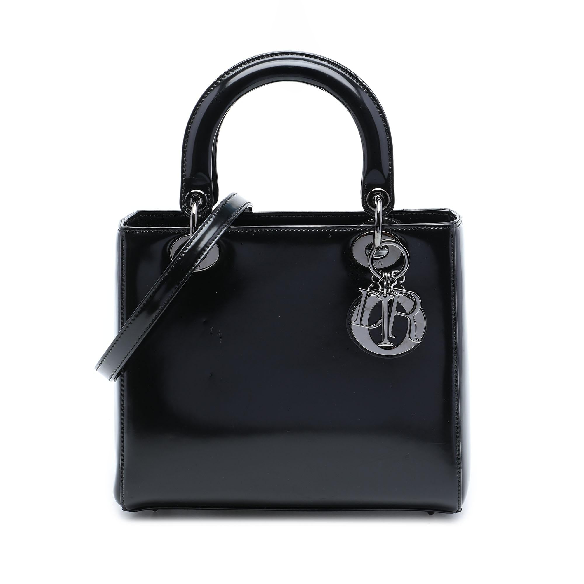 Dior Medium Patent Lady Dior