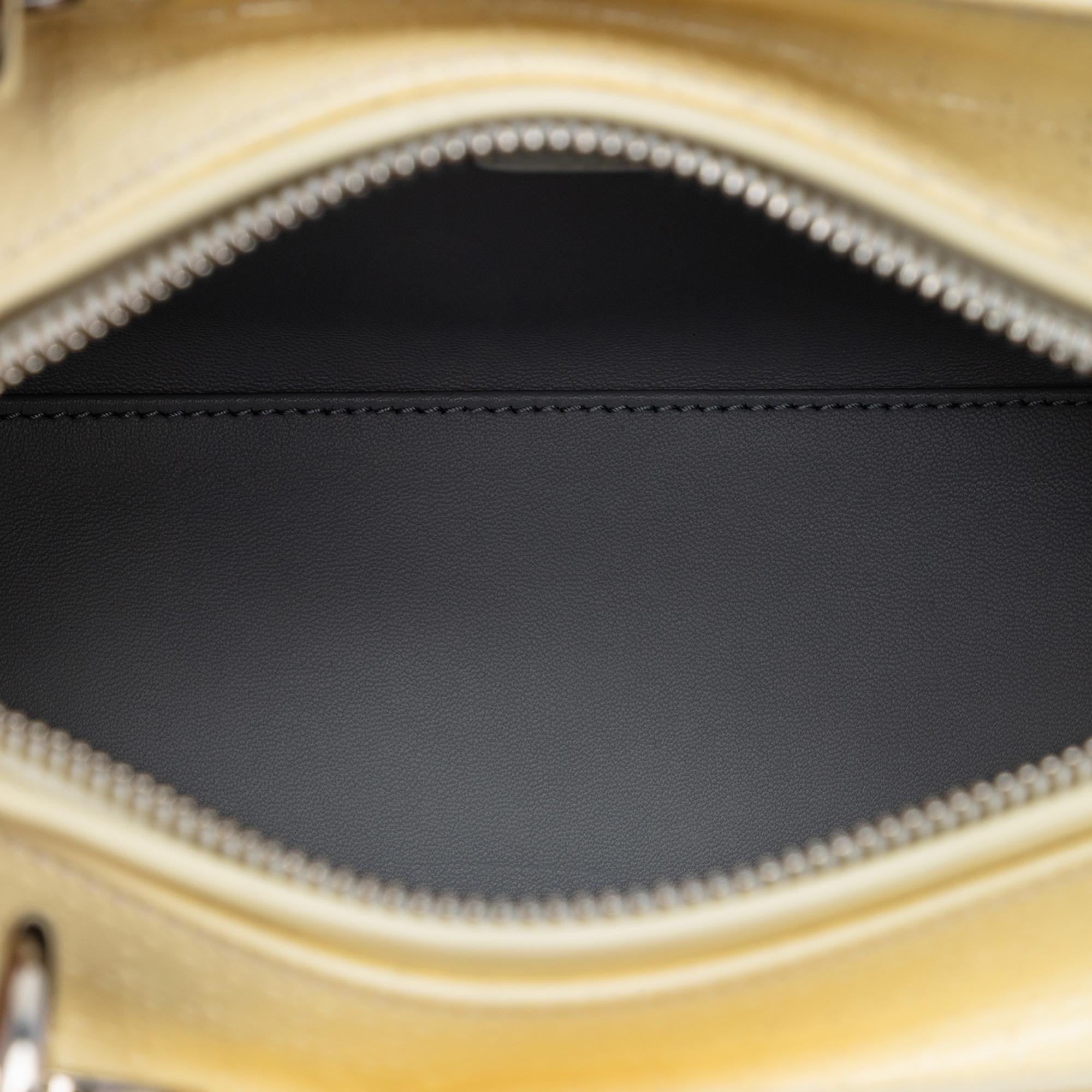 Dior Medium Patent Microcannage Lady Dior
