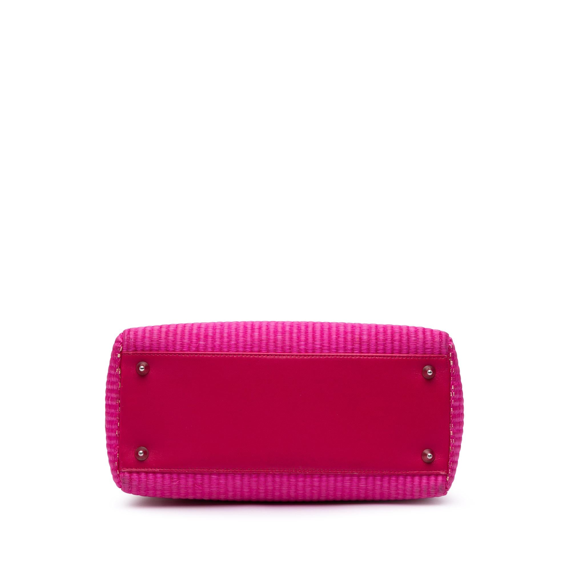 Dior Medium Raffia Lady Dior