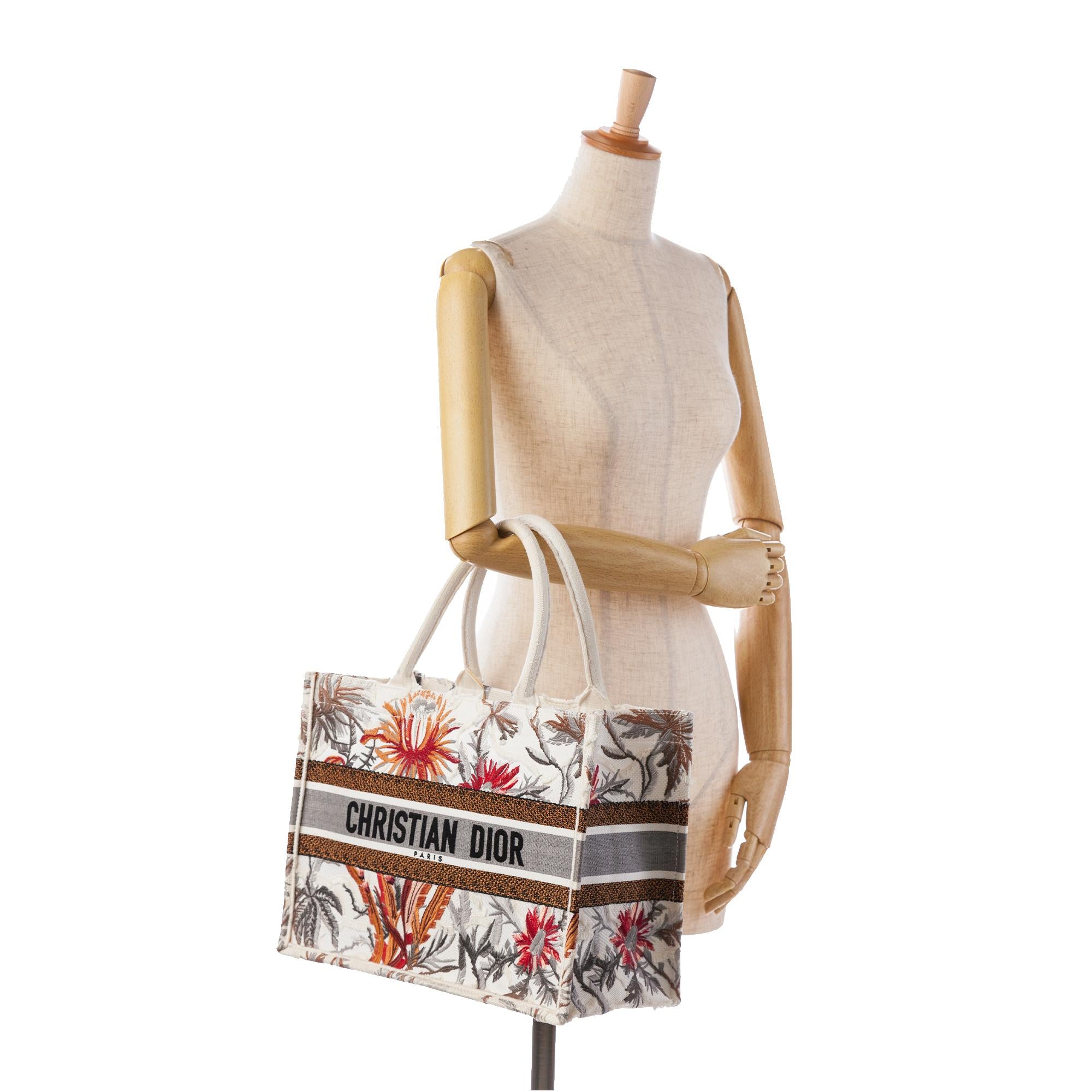 Dior Medium Toile de Jouy Tropicalia Book Tote (SHG-2OSMGq)