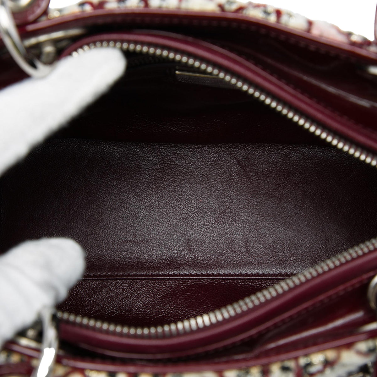 Dior Medium Tweed Cannage Lady Dior