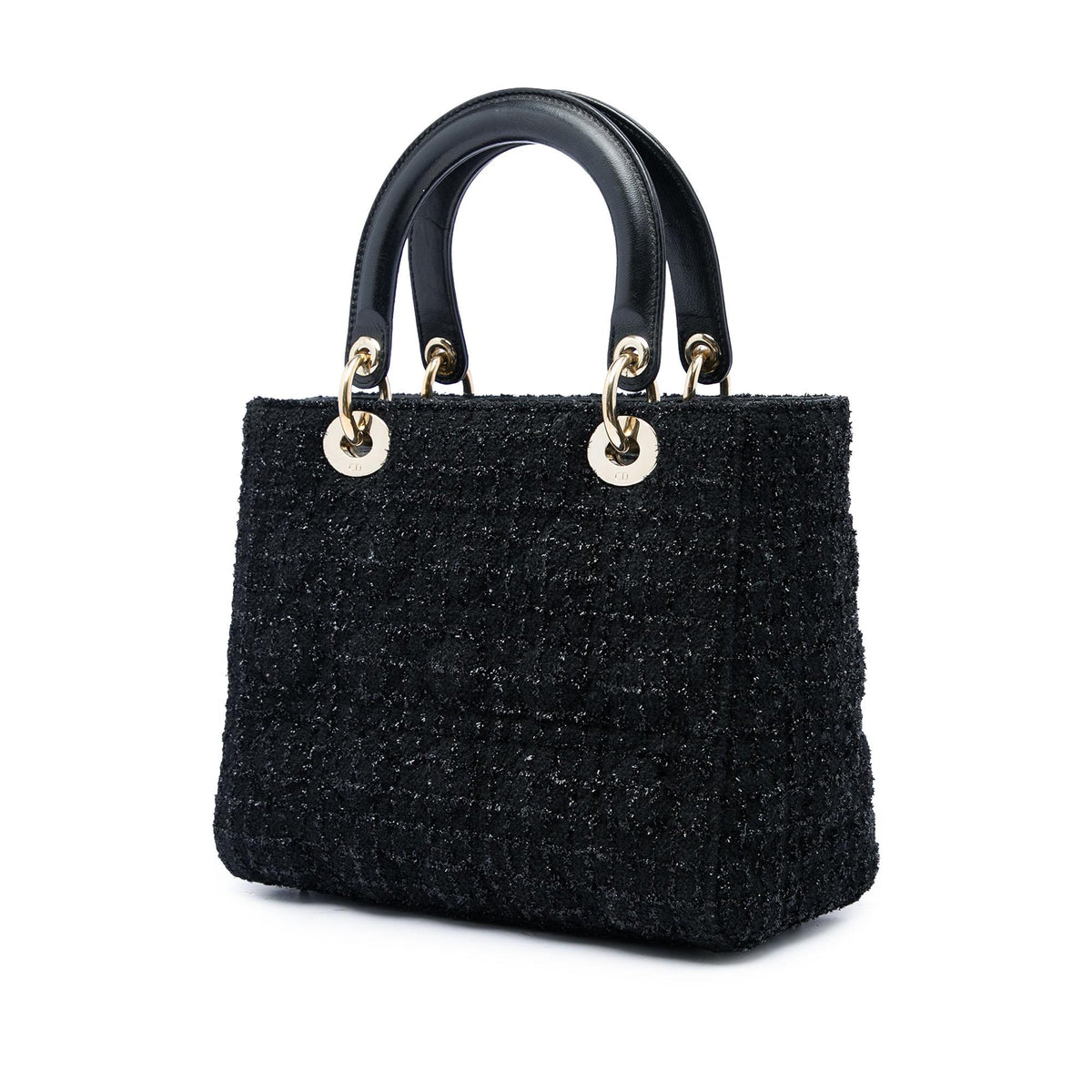 Dior Medium Tweed Cannage Lady Dior