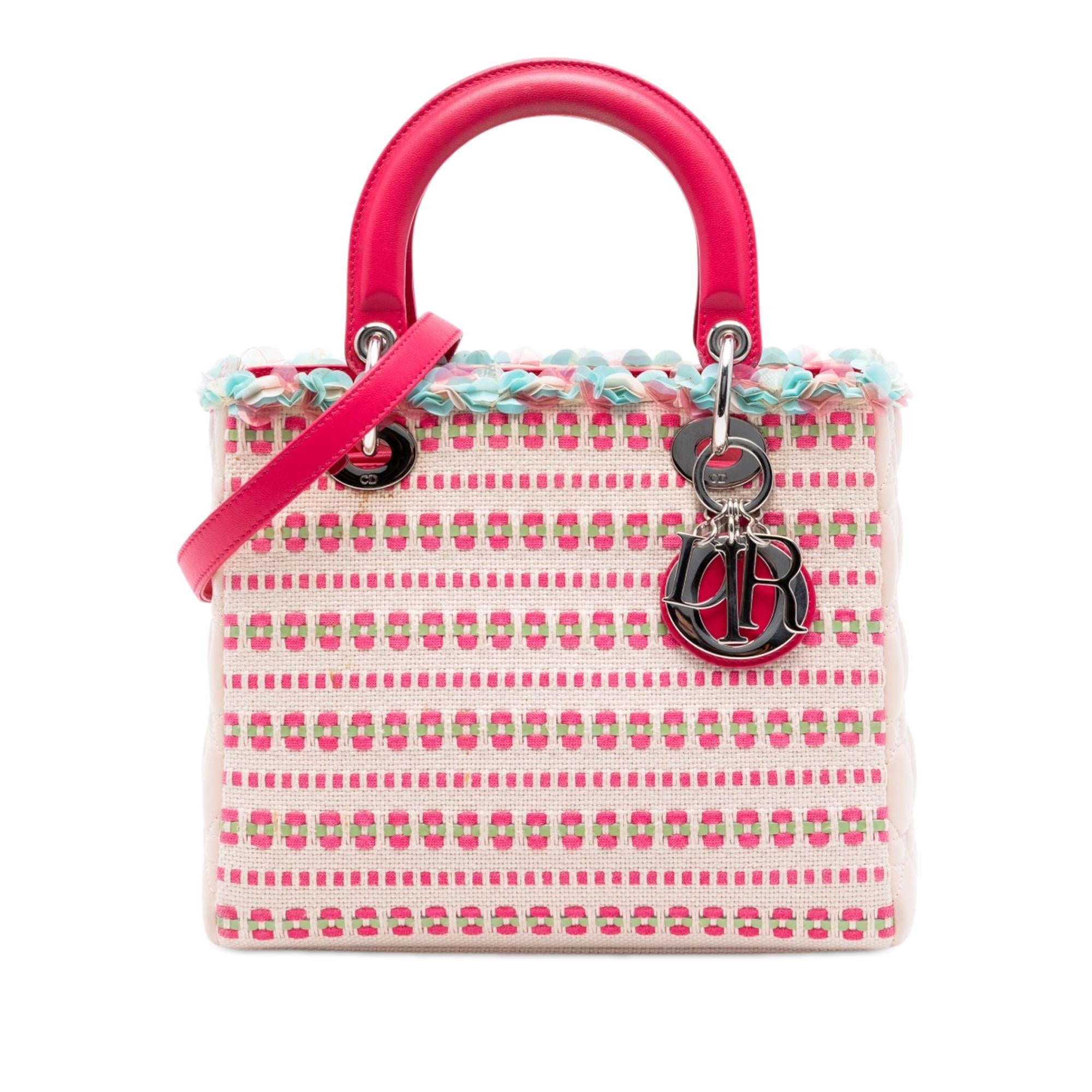 Dior Medium Tweed Sequin Lady Dior